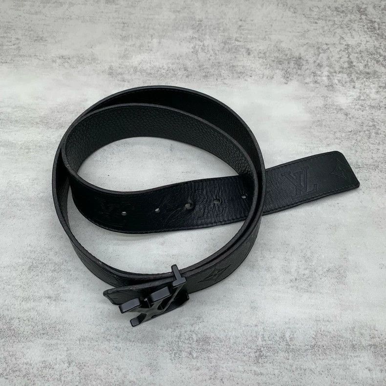 Louis Vuitton Louis Vuitton Louis Vuitton Black Monogram Waist Belt-2506 Size ONE SIZE - 3 Thumbnail