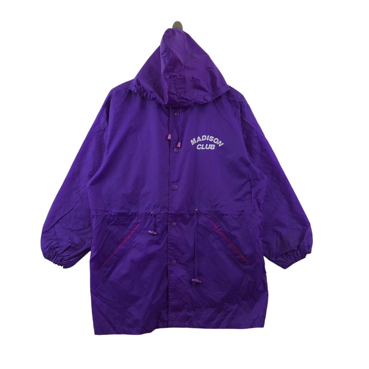 Madison THE MADISON CLUB Windbreaker Purple Parka Hoodie Jacket Size XL / US 12-14 / IT 48-50 - 2 Thumbnail