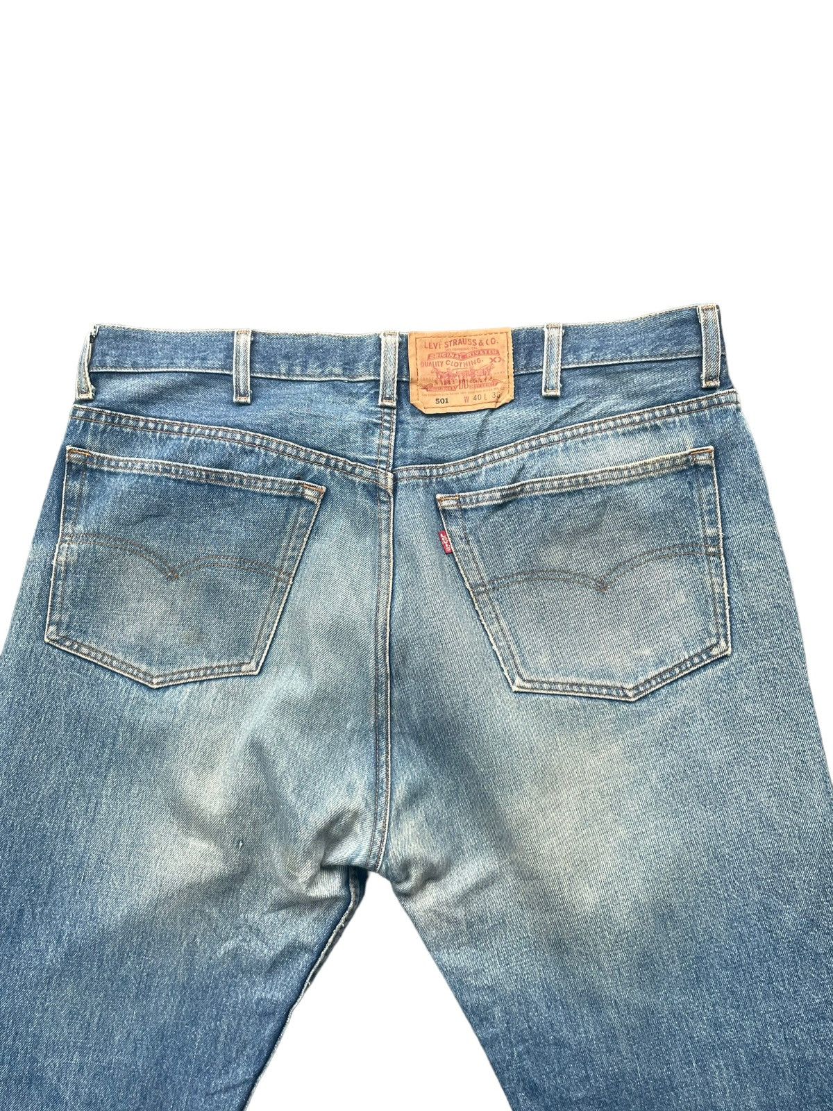 Levi's Vintage 1994 Levis 501 e Faded Denim Size US 39 - 9 Thumbnail