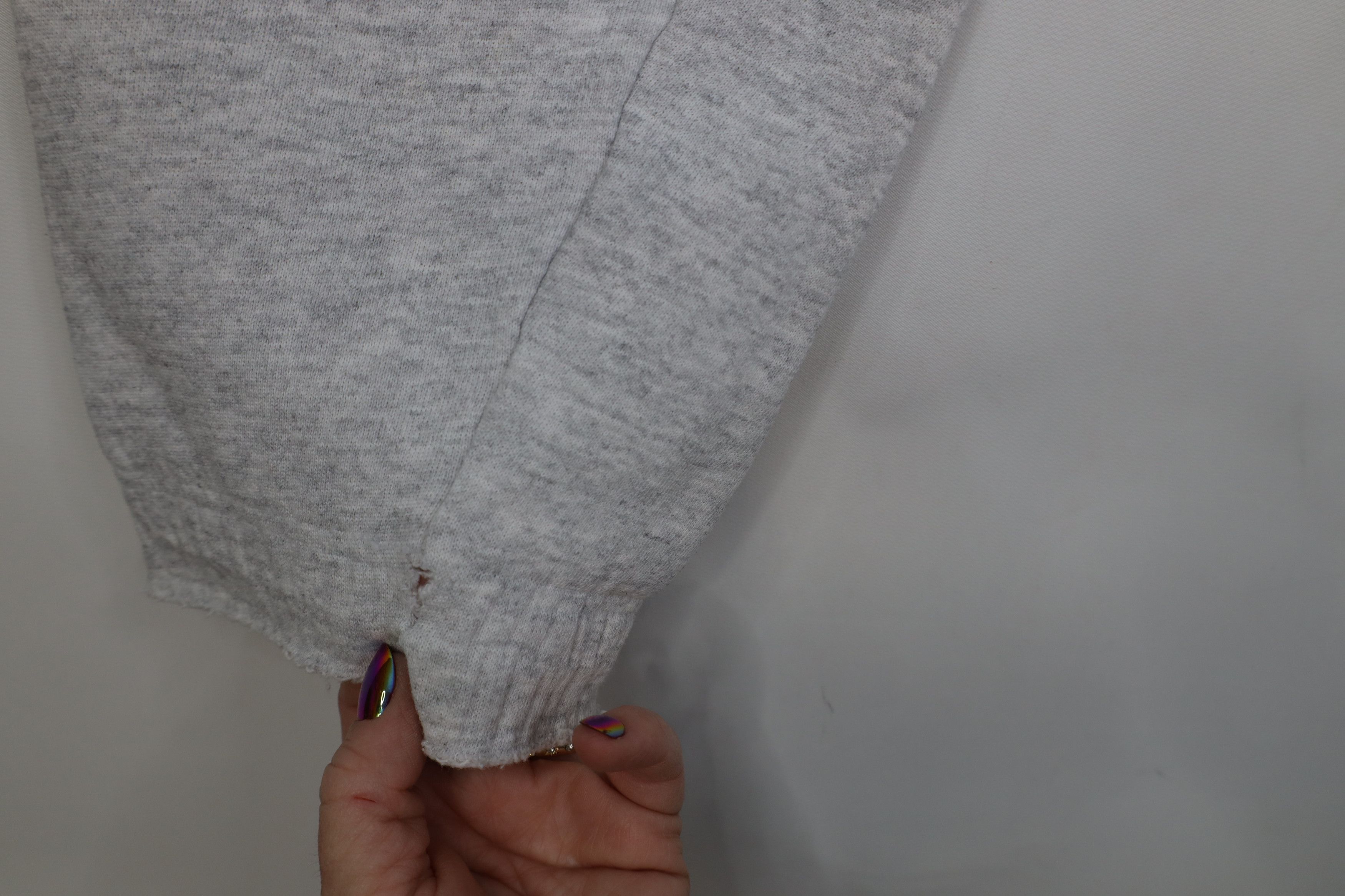 Vintage Vintage 90s Streetwear Blank Heavyweight Sweatpants Gray USA Size US 34 / EU 50 - 13 Thumbnail