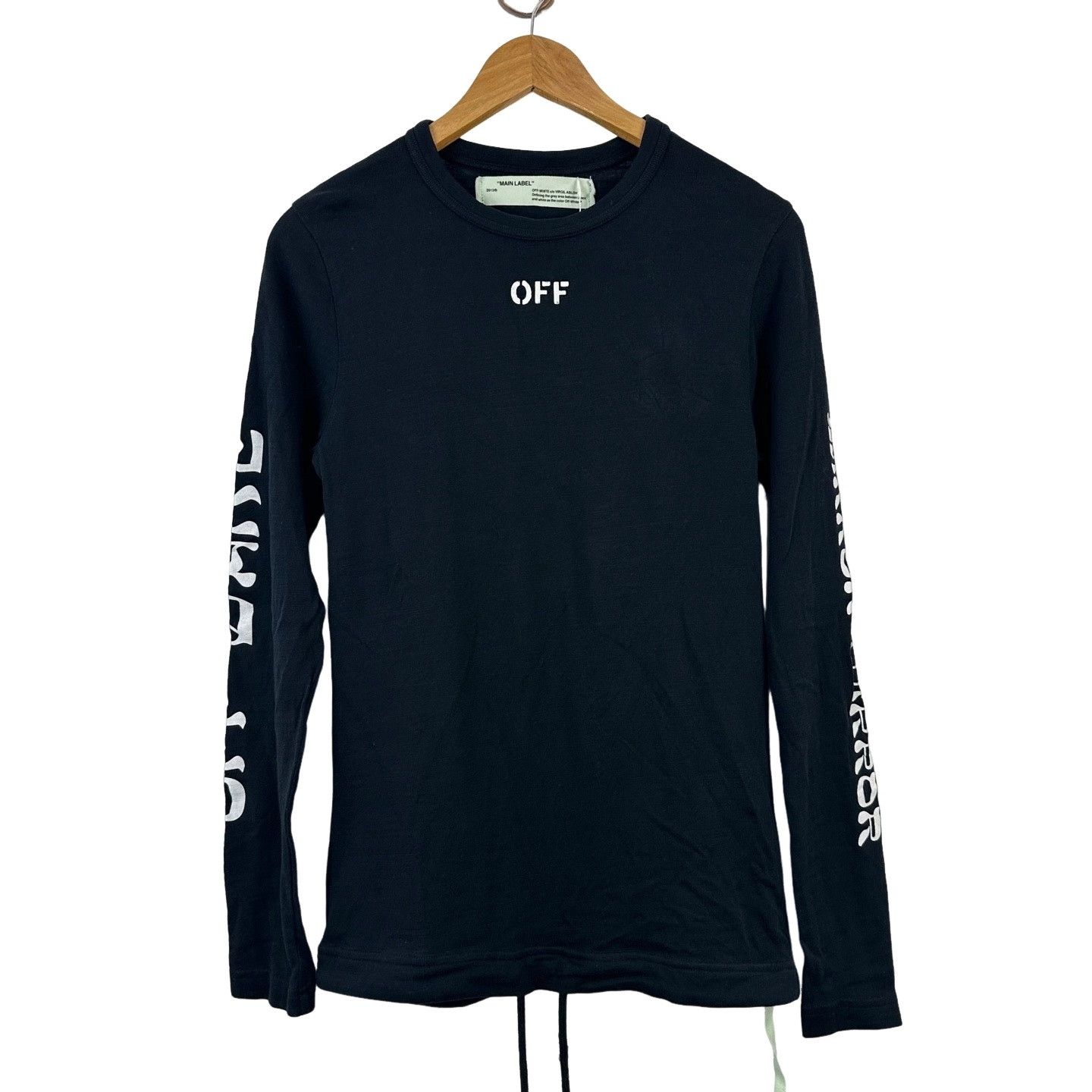 Off-White Off-White Arrow Graphic Long Sleeve Sweatshirt XXS Size US XXS / EU 40 - 1 Thumbnail