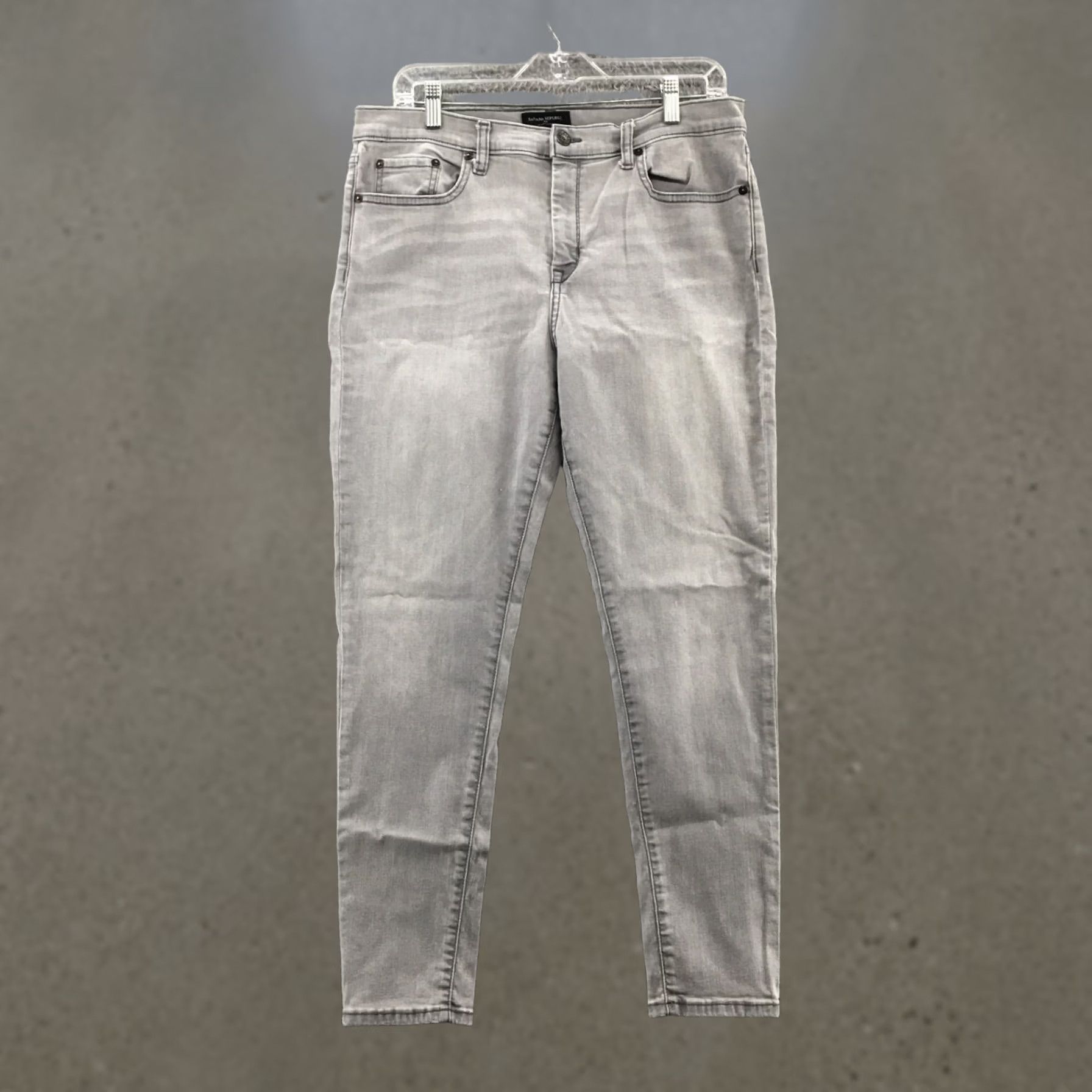Banana Republic Banana Republic Skinny Jeans Womens 32/14 Gray Denim Mid Rise Zip Jeans Womens 32 Gray Denim Skinny Mid Rise Zip Size 24" / US 00 / IT 34 - 1 Thumbnail