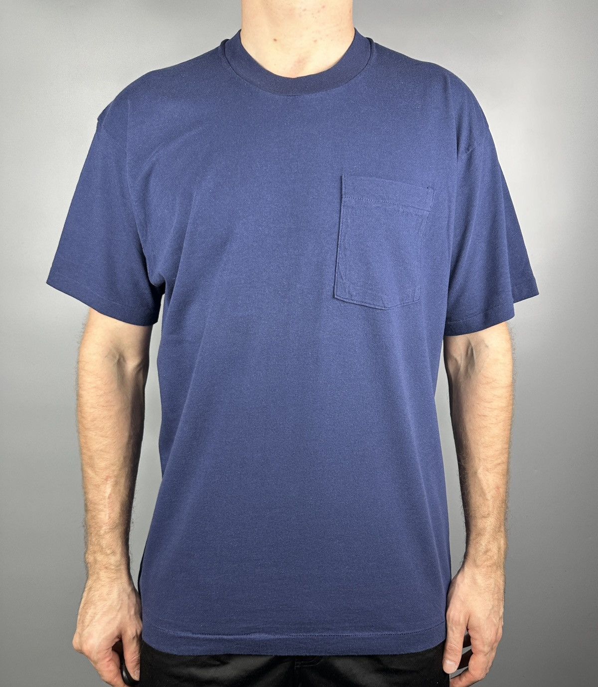 Vintage 90s Fruit Of The Loom FOTL Single Stitch Blank T Shirt 80s Size US XL / EU 56 / 4 - 8 Thumbnail