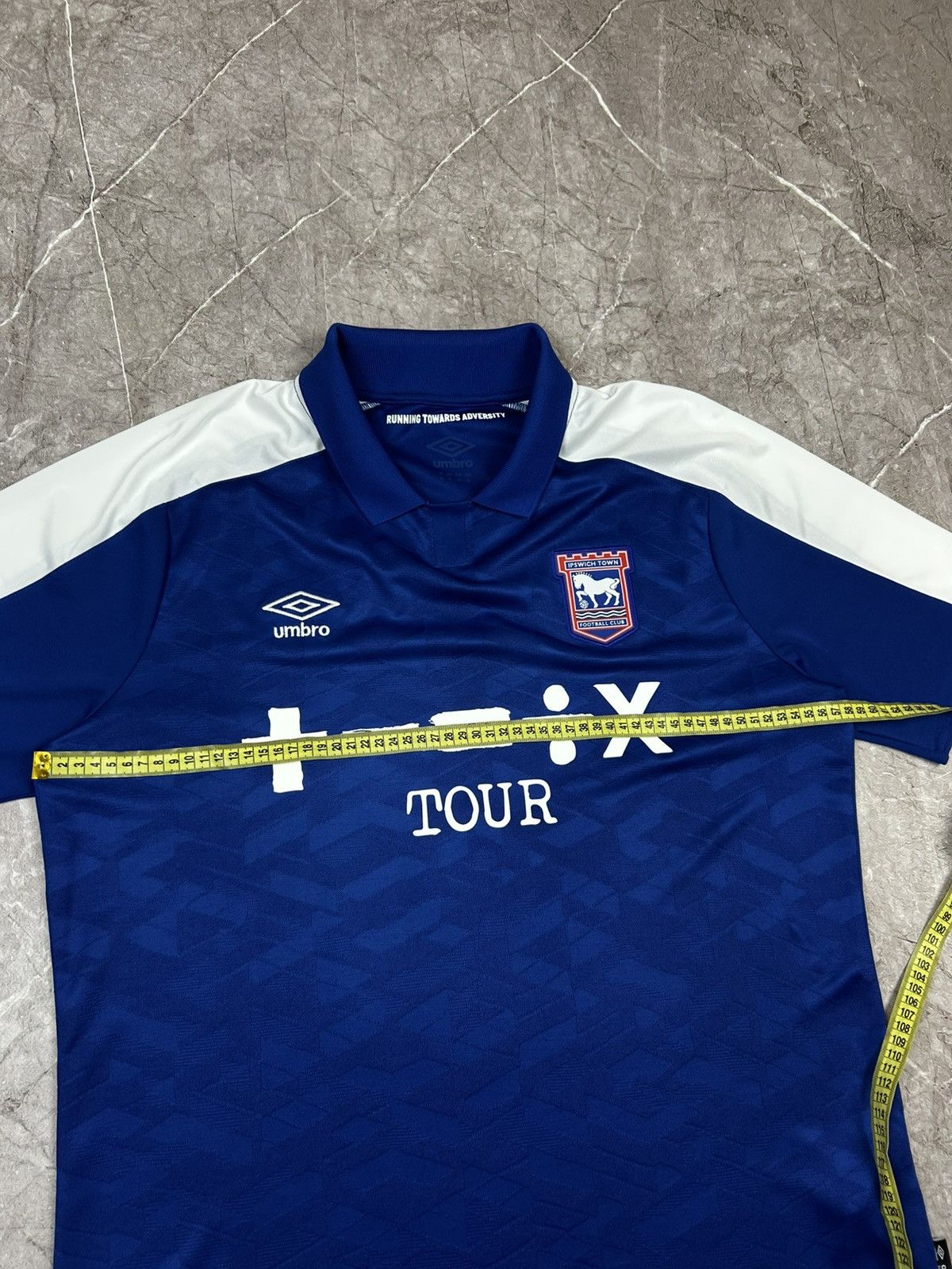 Umbro Ipswich Town football shirt Soccer Jersey Umbro Rare Size US L / EU 52-54 / 3 - 11 Thumbnail