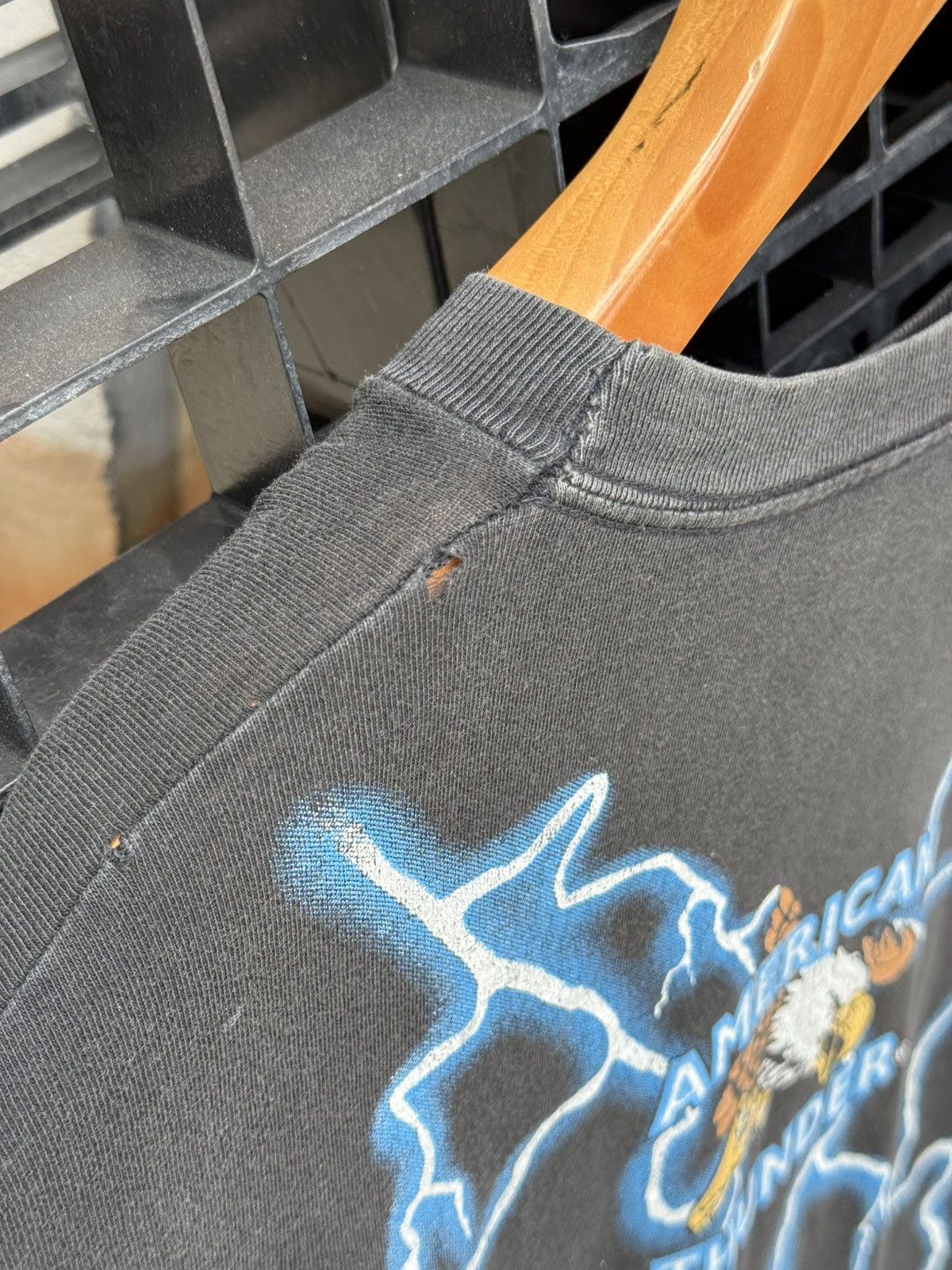 Vintage 💥Vintage American thunder ass kickin’ home grown 90s T-shirt Size US XL / EU 56 / 4 - 5 Thumbnail