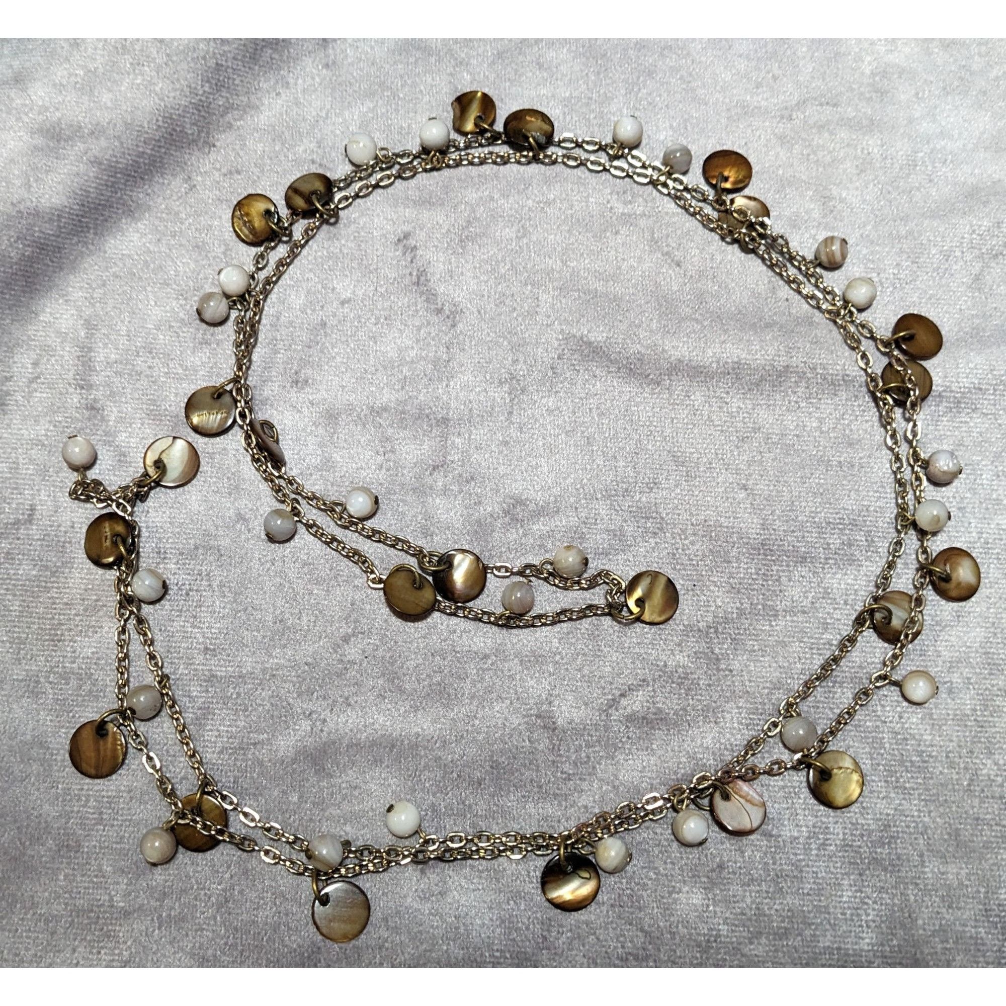 Other Bohemian Beaded Shell Charm Extra Long Necklace Size ONE SIZE - 6 Thumbnail