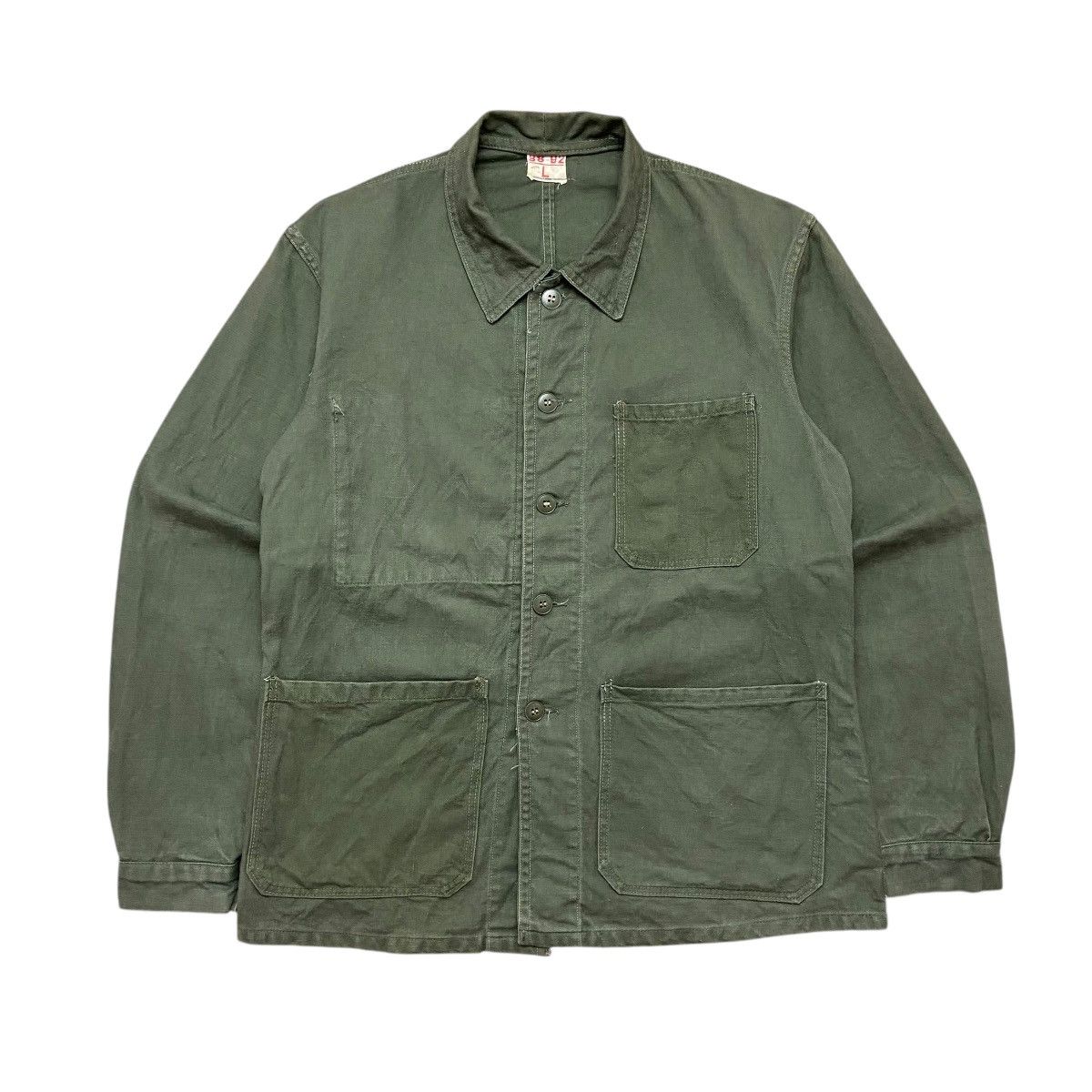 Vintage ‼️RARE‼️ Vintage 60’s French Work Jacket Green Size US L / EU 52-54 / 3 - 1 Thumbnail