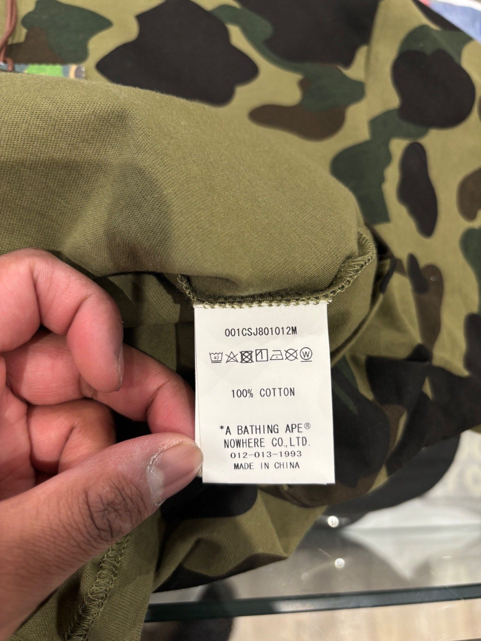 Bape Bape 1st Camo By Bathing Ape Tee Green Size US L / EU 52-54 / 3 - 9 Thumbnail