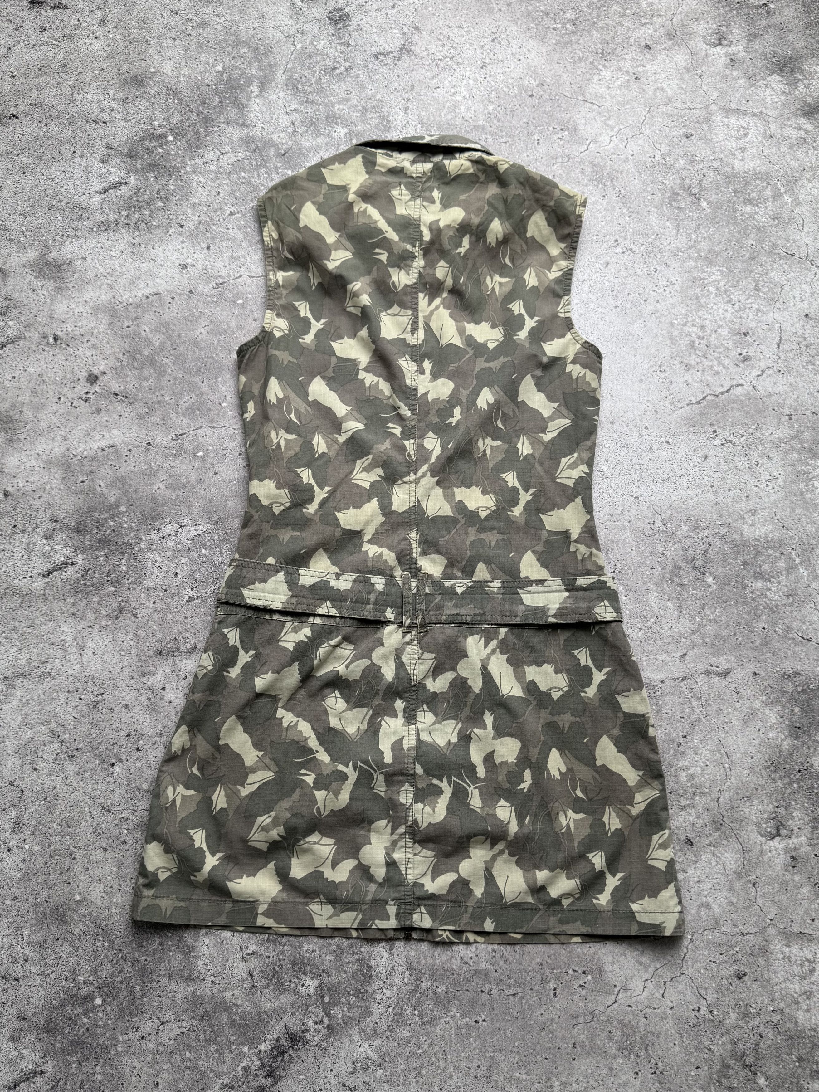 Vintage Vintage Camouflage Cargo Belted Utility Military Dress (E8) Size S / US 4 / IT 40 - 5 Thumbnail