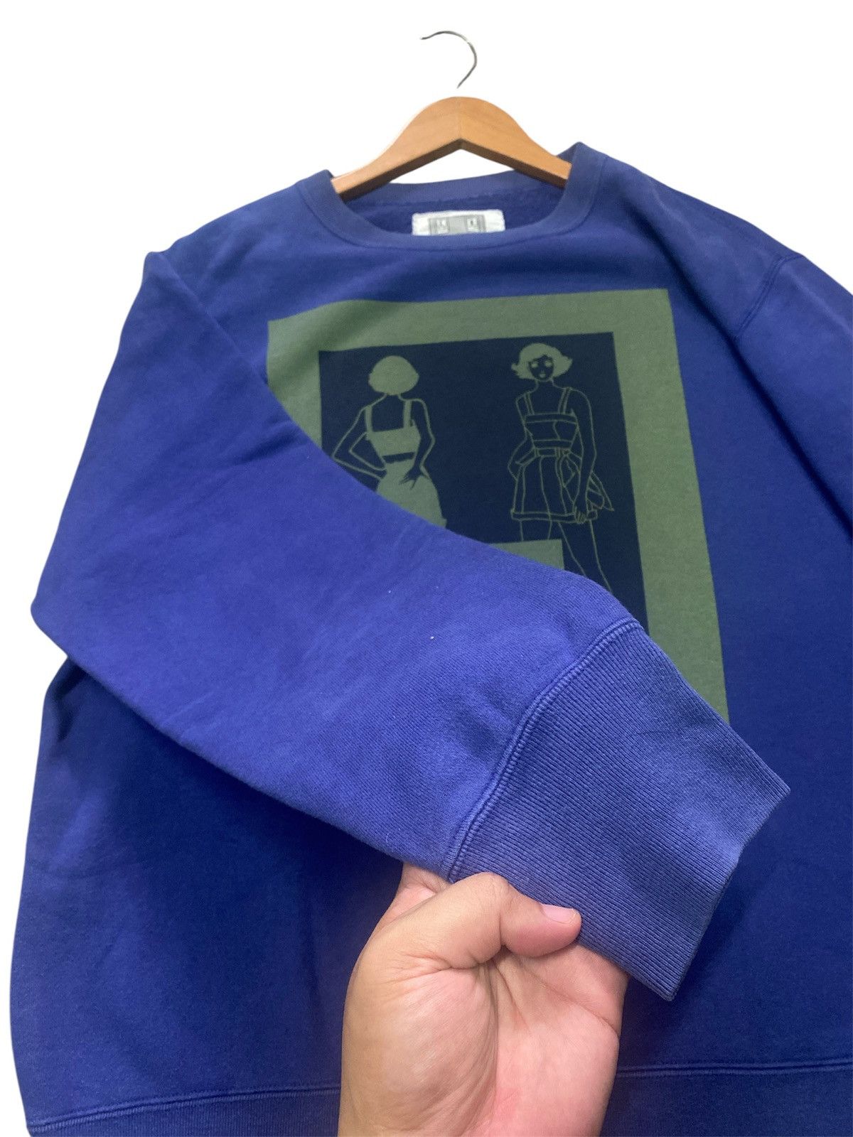 Cav Empt 💥RARE💥 VINTAGE CAV EMPT OTHER SIDE BLUE CREWNECT SWEATSHIRT💥 Size US L / EU 52-54 / 3 - 8 Thumbnail