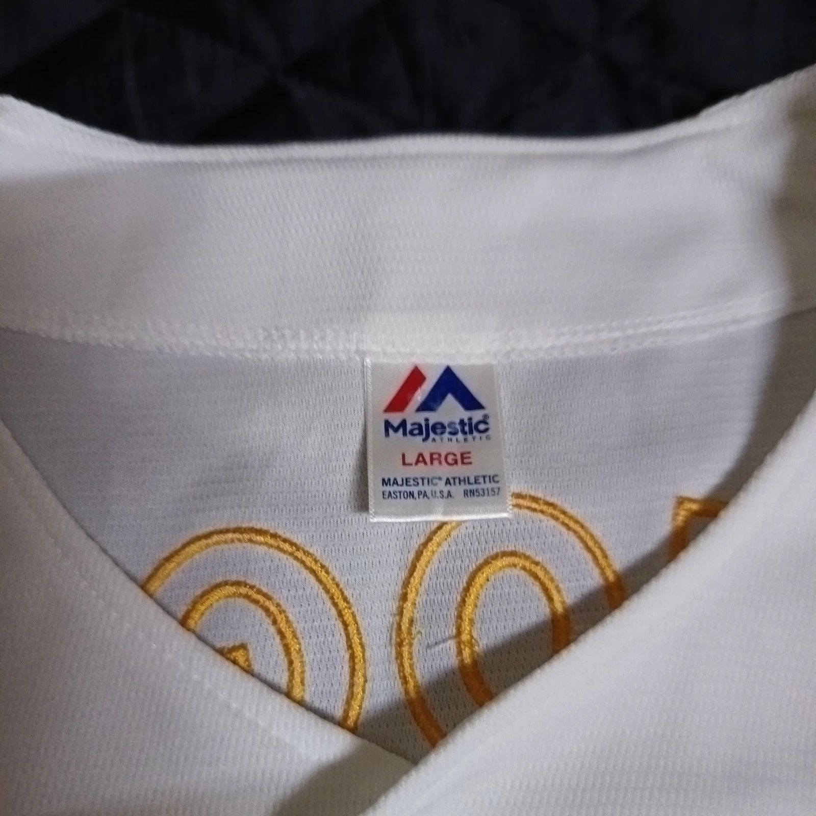 Majestic Rakuten Eagles Eigoro Mogi NPB Japanese Baseball Jersey Size US L / EU 52-54 / 3 - 4 Thumbnail