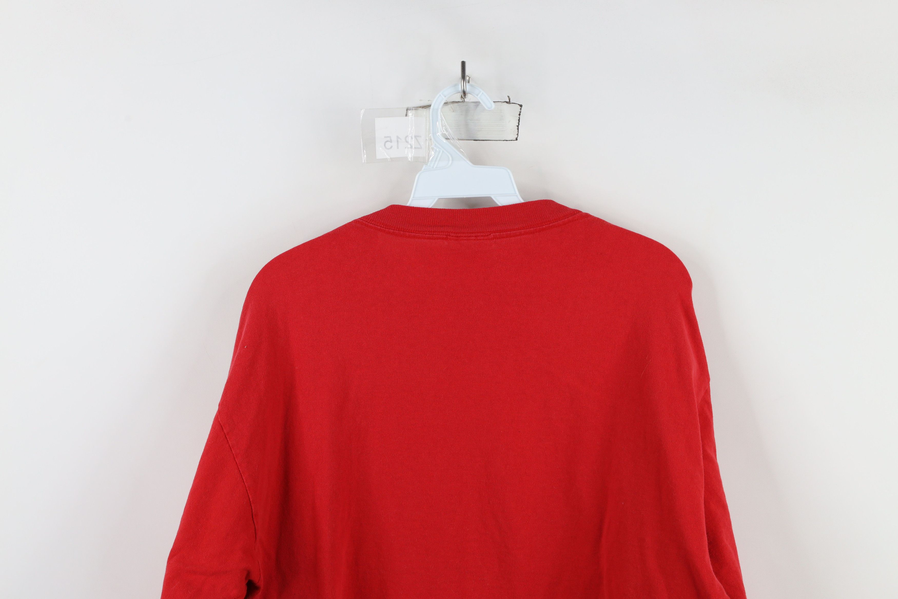 Vintage Vintage 90s Ohio State University Long Sleeve T-Shirt Red Size US L / EU 52-54 / 3 - 11 Thumbnail