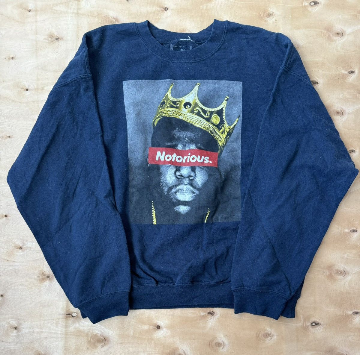 Band Tees × Rap Tees × Vintage Vintage NOTORIUS BIG SWT01 Size US XL / EU 56 / 4 - 1 Thumbnail