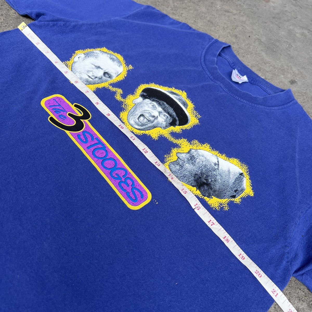 Vintage Vintage Y2K The Three Stooges Promo Tee comedy movie Size US L / EU 52-54 / 3 - 5 Thumbnail