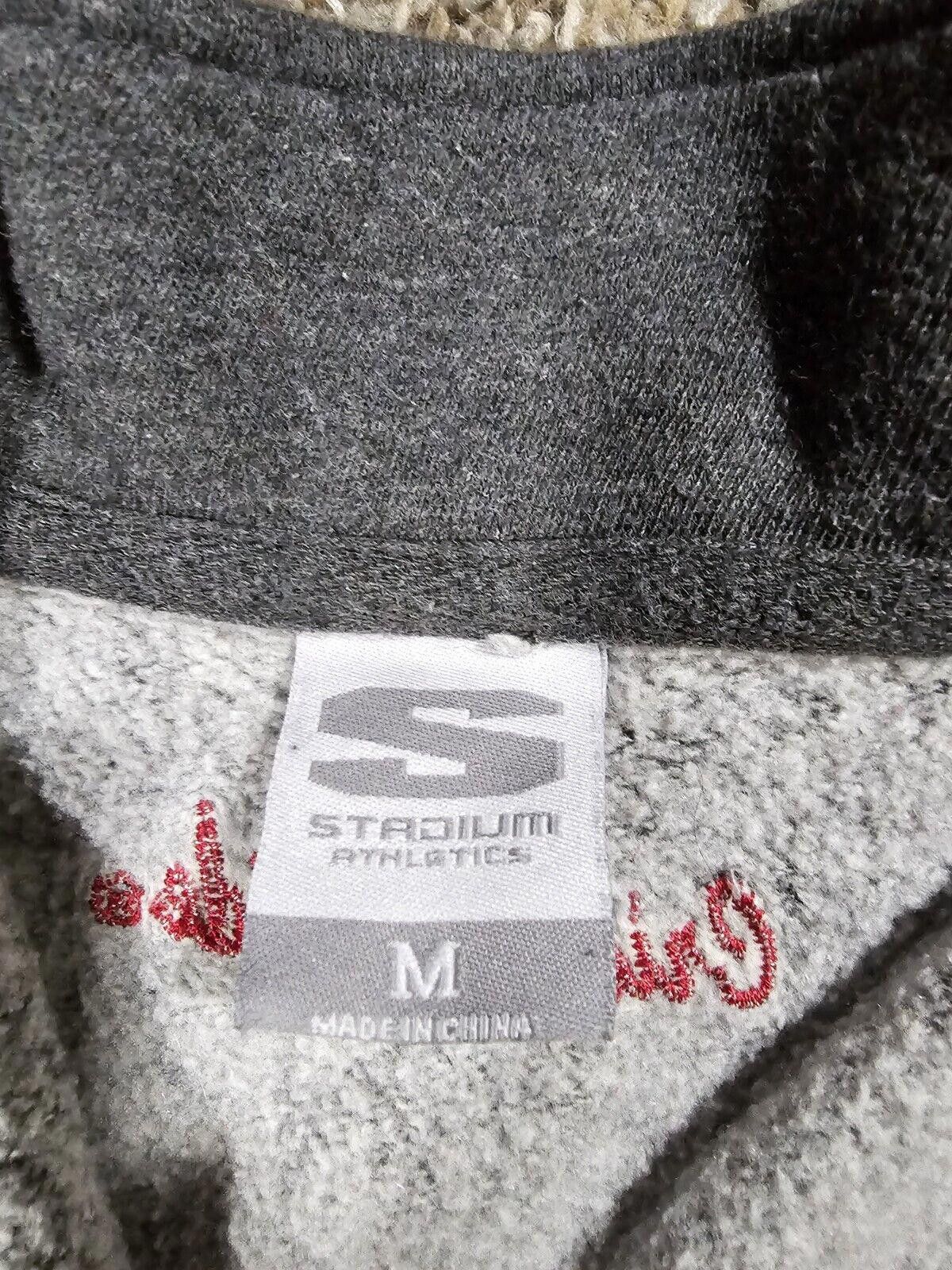 Designer Alabama Crimson Tide Gray Pullover 1/4Zip Stadium Athletic M Size ONE SIZE - 3 Thumbnail