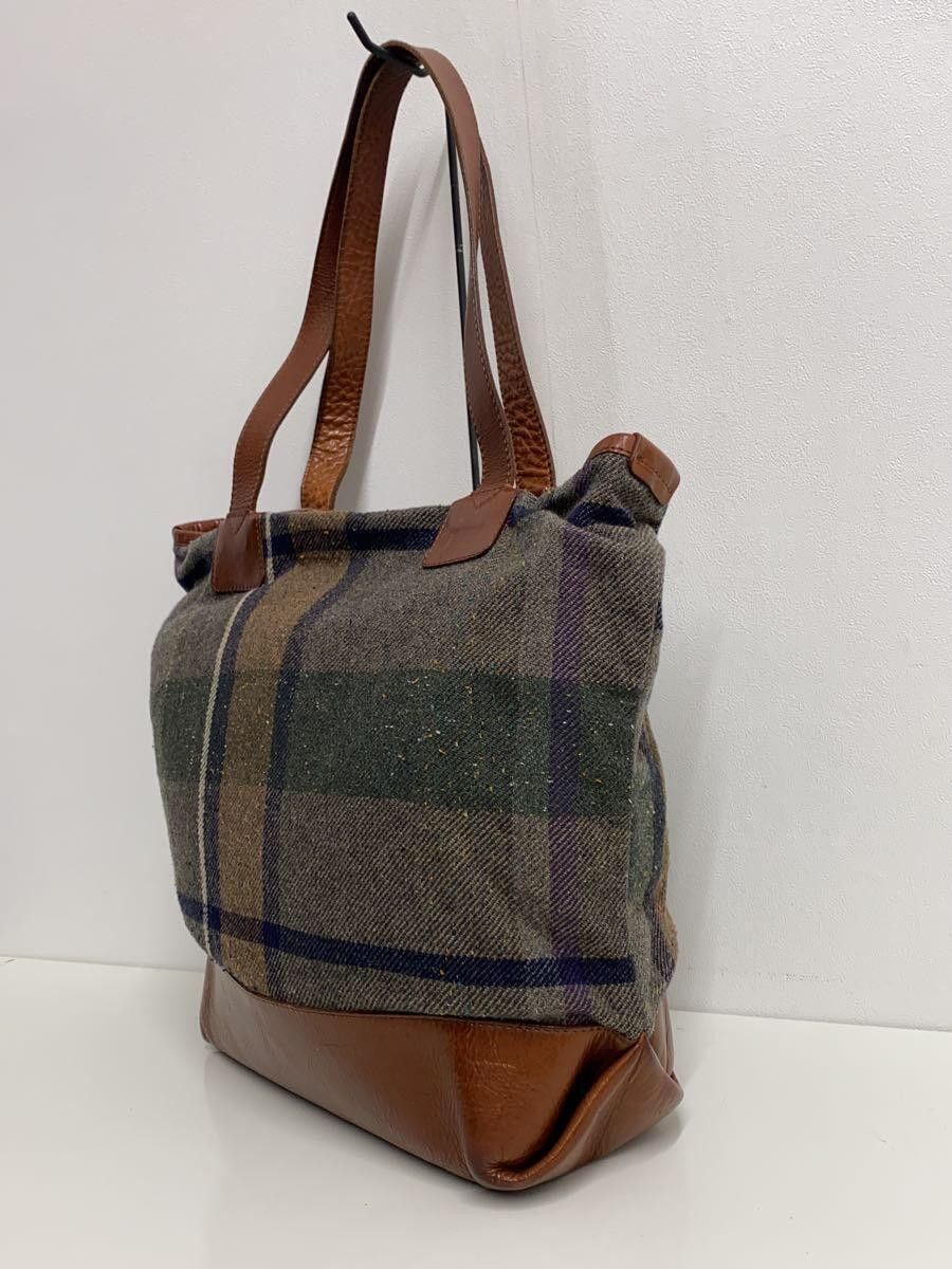 Yohji Yamamoto yohji yamamoto POUR HOMME Tweed/leather/tote bag Size ONE SIZE - 2 Thumbnail