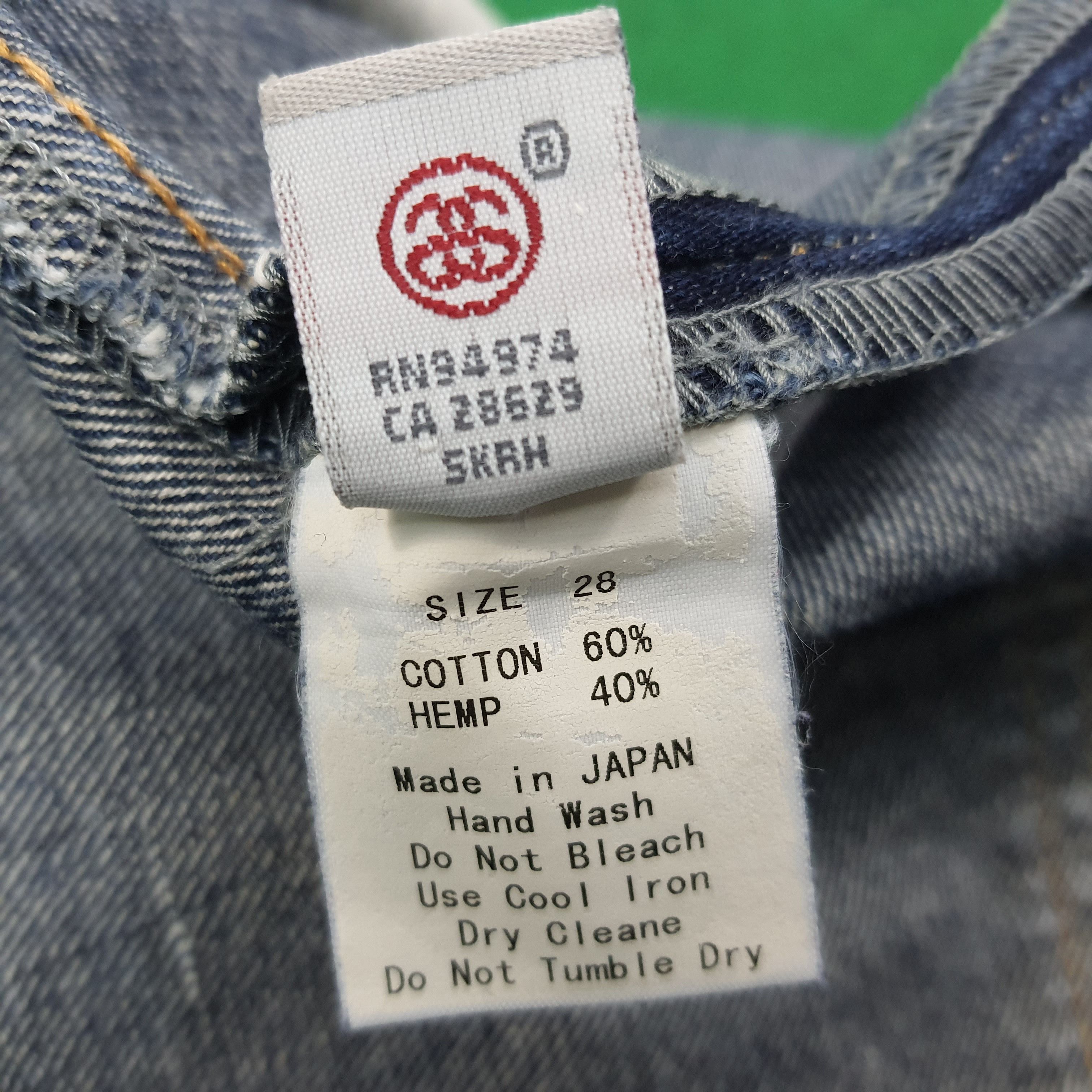Stussy Vintage Rare Stussy x Futura Custom Logo Jeans C228N33 Size US 27 - 9 Thumbnail