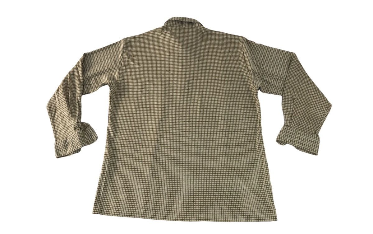 Vintage Yves Saint Lauren Single Pocket Checked Polo Printed Size US L / EU 52-54 / 3 - 2 Thumbnail