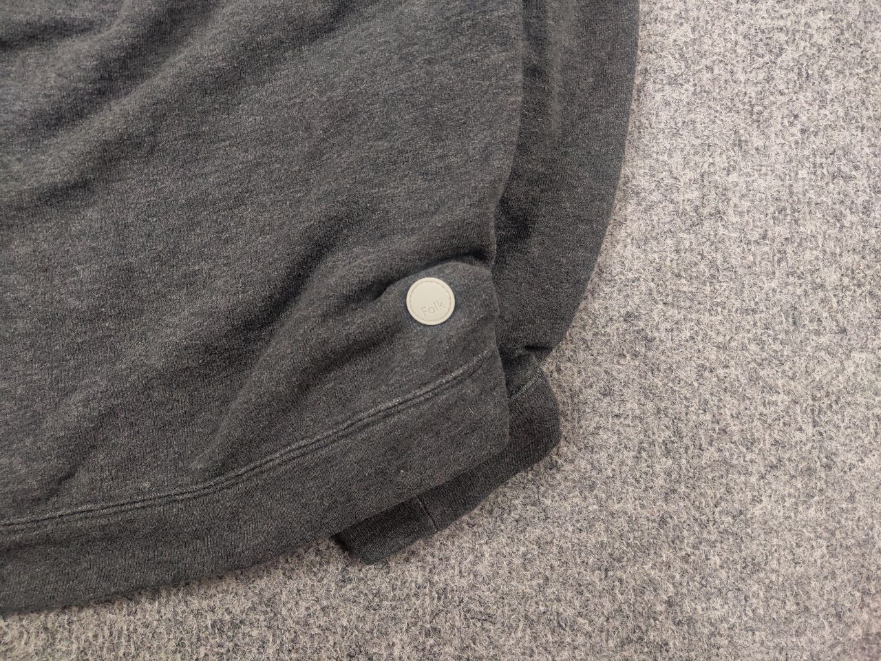 Folk Folk Vintage Minimalist gray with logo Crew chek sweatshirt Size US M / EU 48-50 / 2 - 6 Thumbnail
