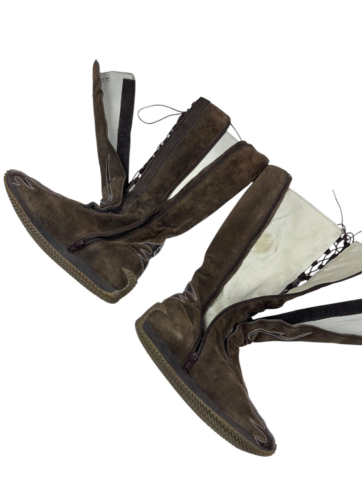 Vintage Vintage Jette Joop Leather Boxing Racing Boots y2k Adidas Size US 6 / IT 36 - 9 Thumbnail