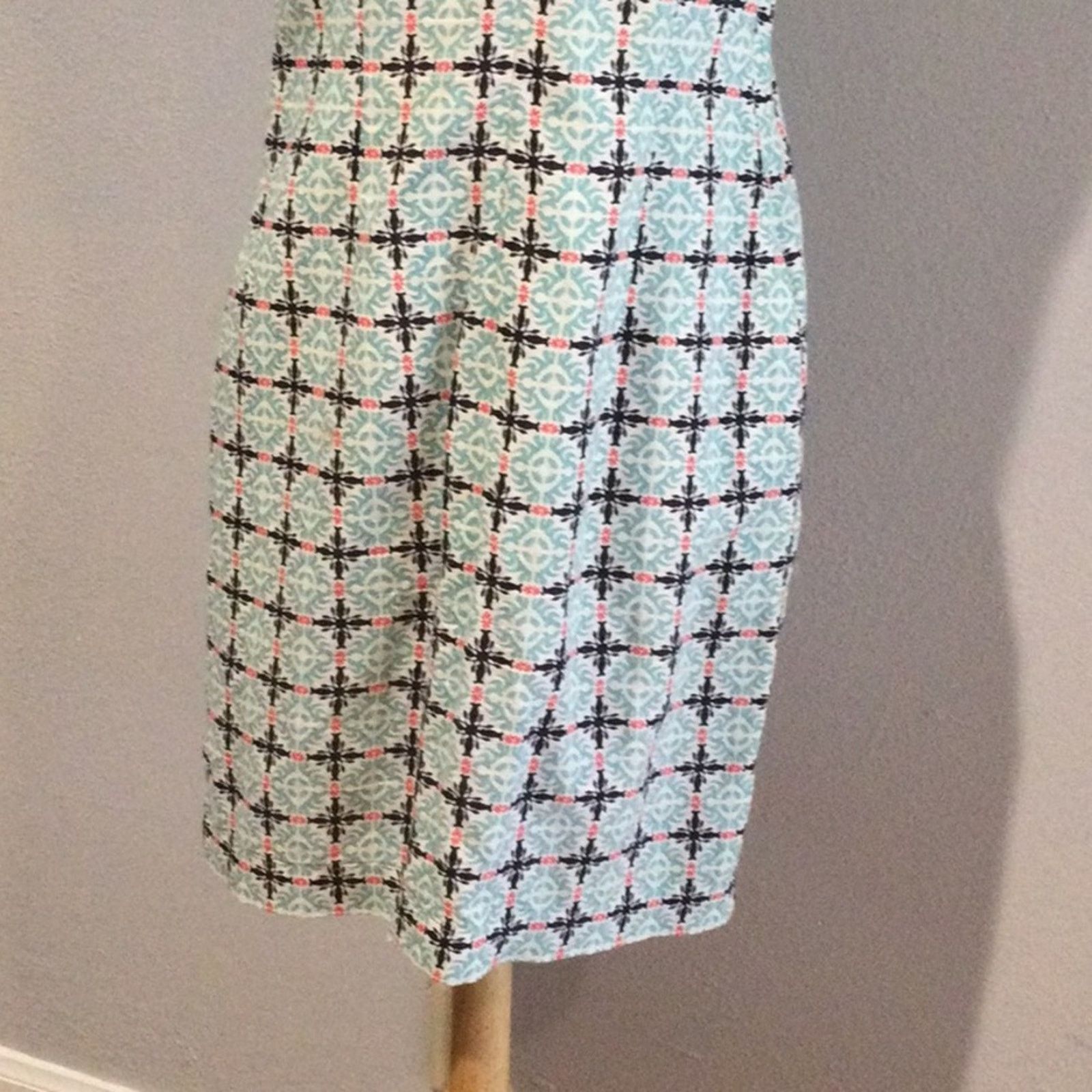 Other Talbots Blue/floral Zipper Back Side Pockets Dress Size 10 Size L / US 10 / IT 46 - 9 Thumbnail