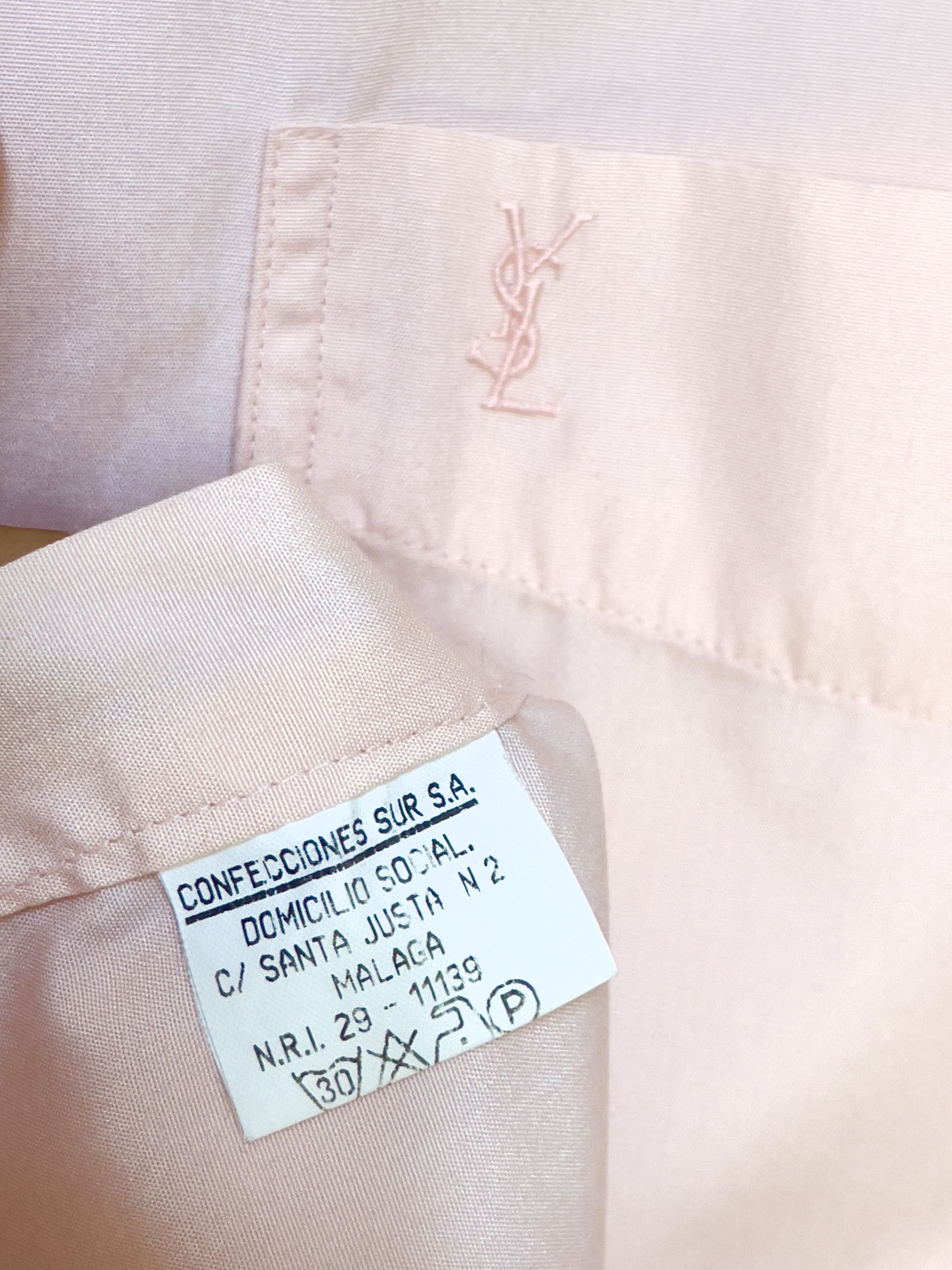 Yves Saint Laurent 🔥 salmon pink YSL Yves Saint Laurent shirt size xl Size US XL / EU 56 / 4 - 5 Thumbnail