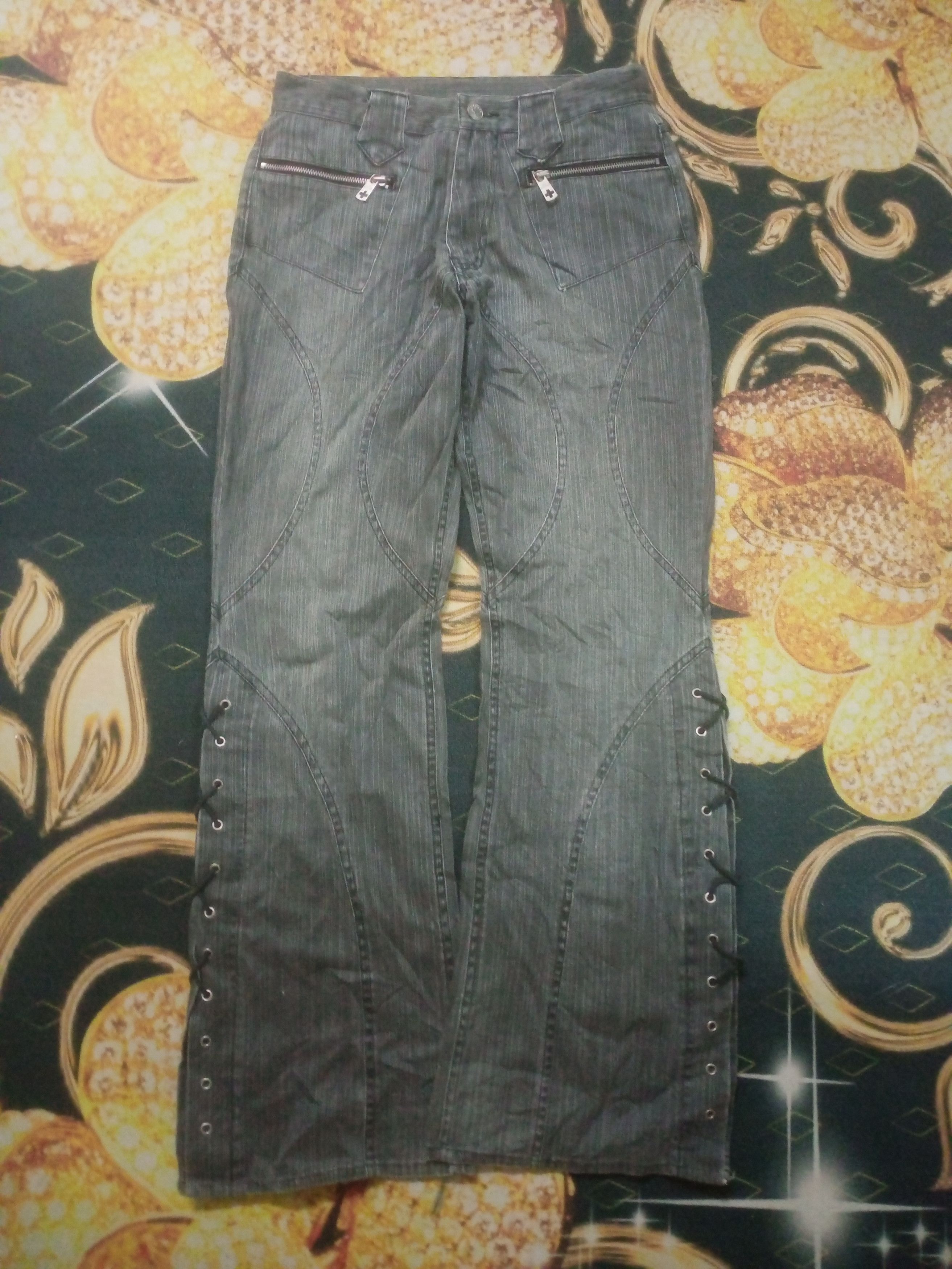 Hysteric Glamour Rare Japanese Brand Bernings Sho Flare Denim Size US 28 / EU 44 - 2 Thumbnail