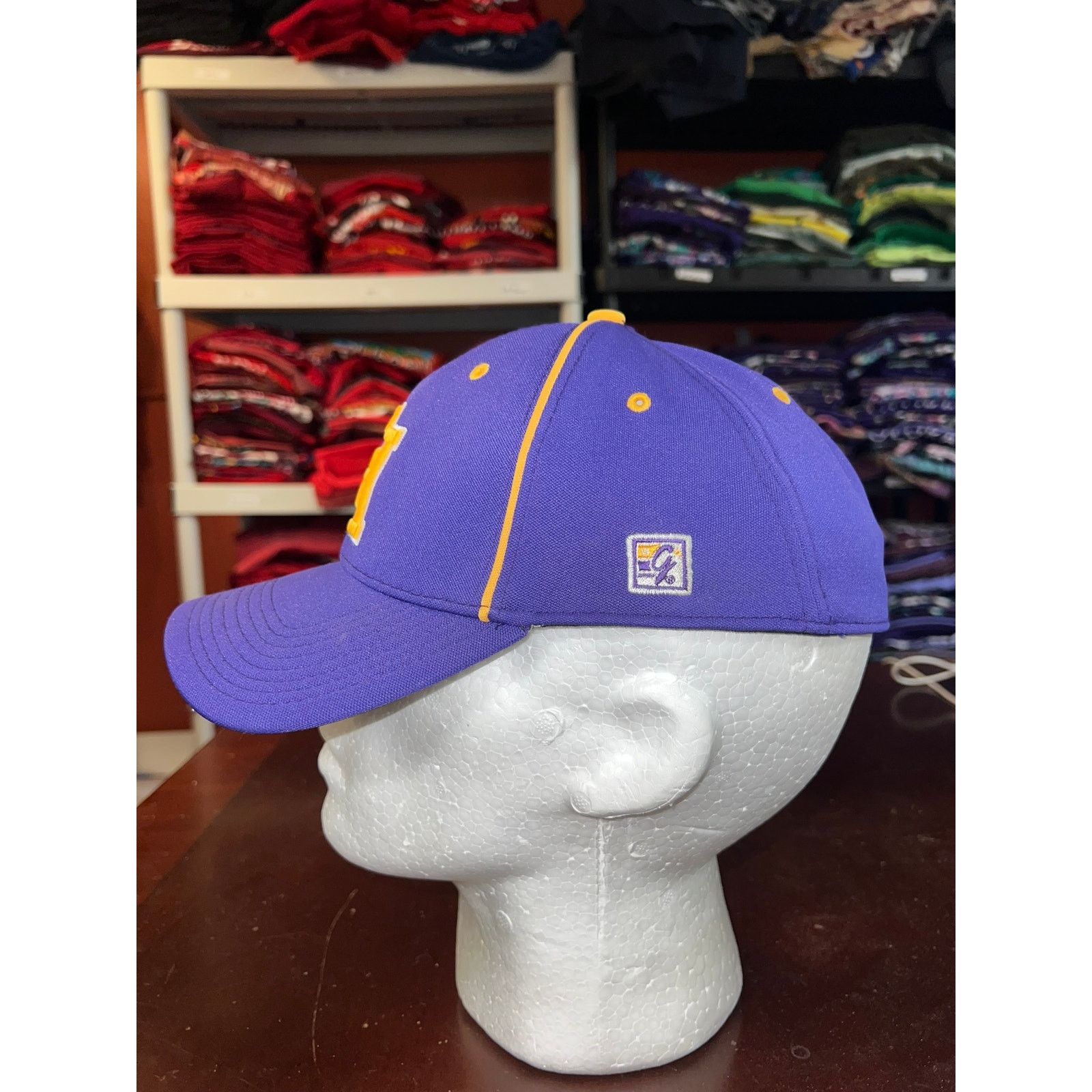 The Game The Game Hat SH Broncos Purple Yellow Fitted Large Pro Cap Size ONE SIZE - 3 Thumbnail