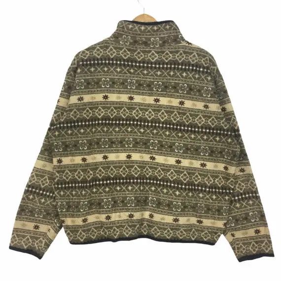 Vintage Vtg Forest THIRD WAVE Navajo Aztec Fleece Jacket Outdoor Size L / US 10 / IT 46 - 6 Thumbnail