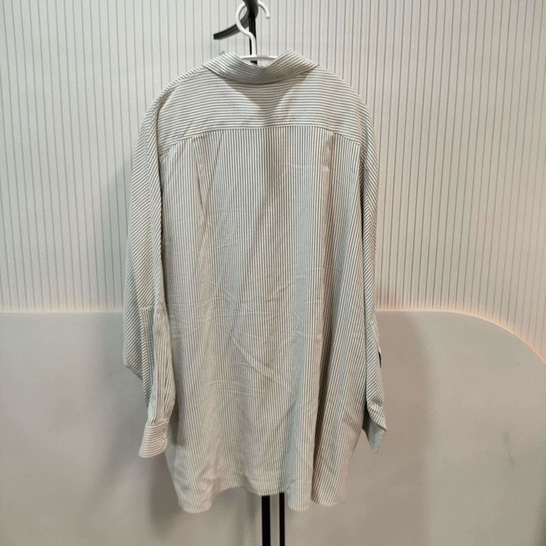 Loewe blue and white striped oversized shirt-2507 Size US XS / EU 42 / 0 - 8 Thumbnail