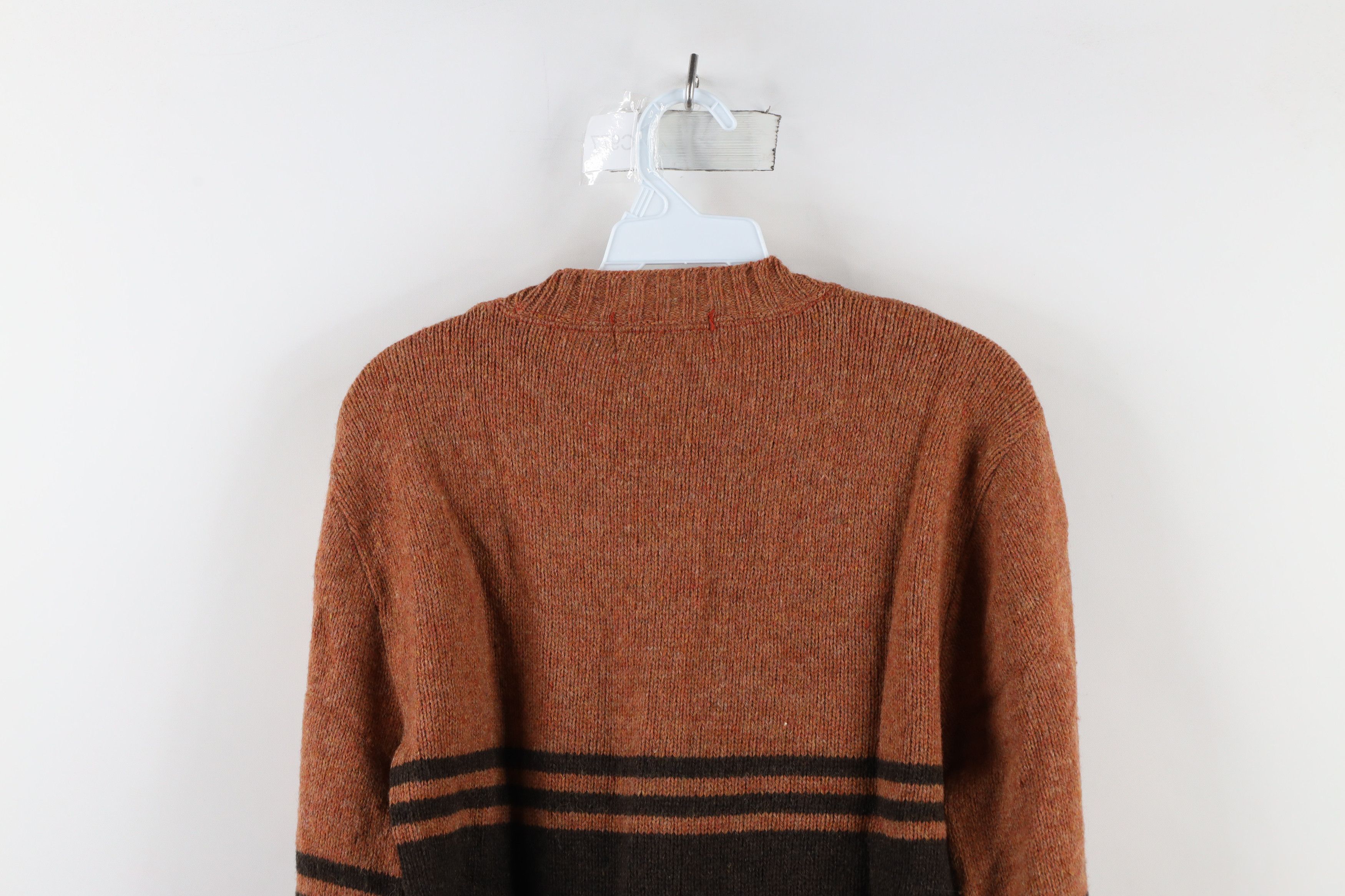 Vintage Vintage 70s Streetwear Wool Blend Knit Striped Sweater USA Size US M / EU 48-50 / 2 - 8 Thumbnail