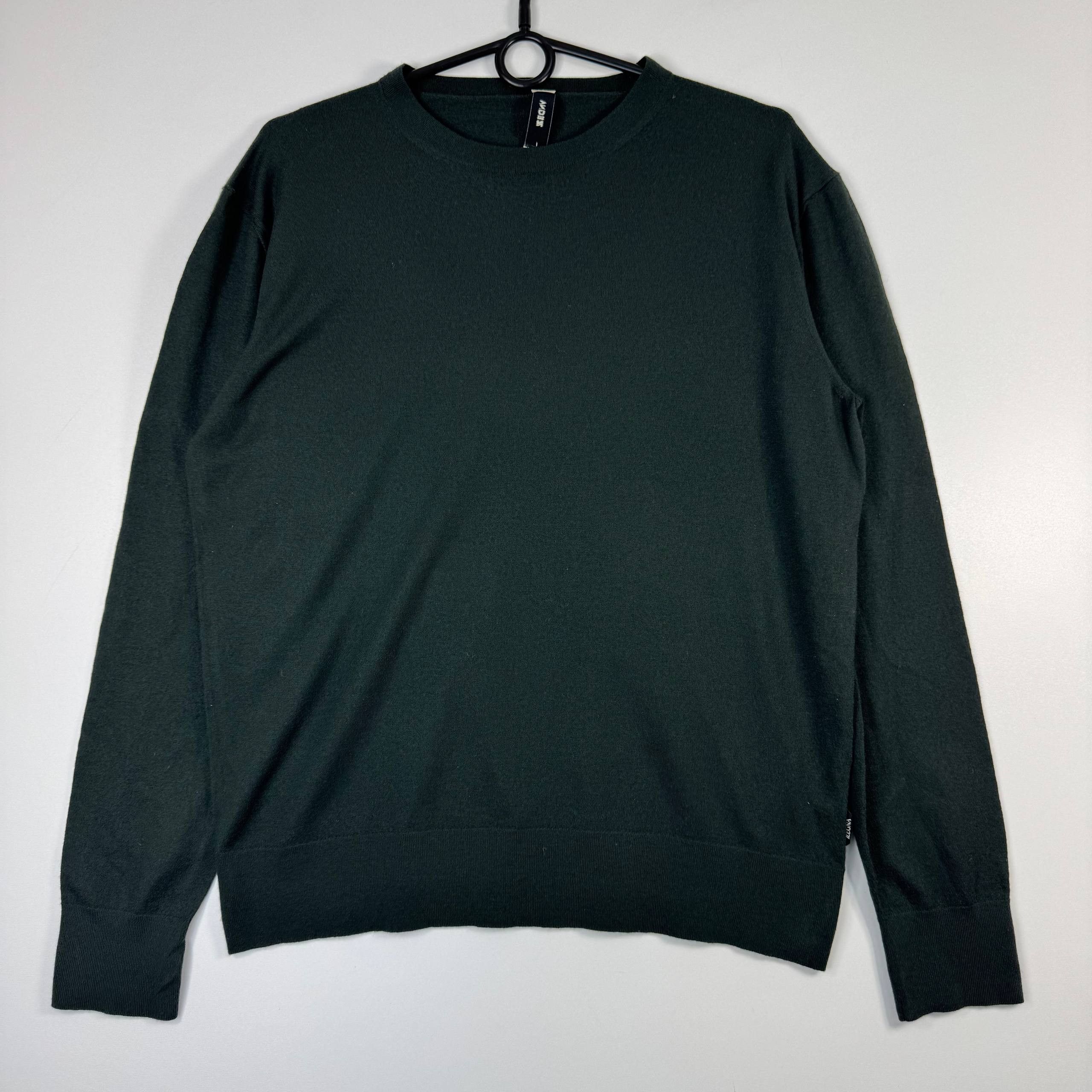 Z Zegna Zegna Wool Crew Neck Sweater Dark Green Mens Size XL Size US XL / EU 56 / 4 - 1 Thumbnail