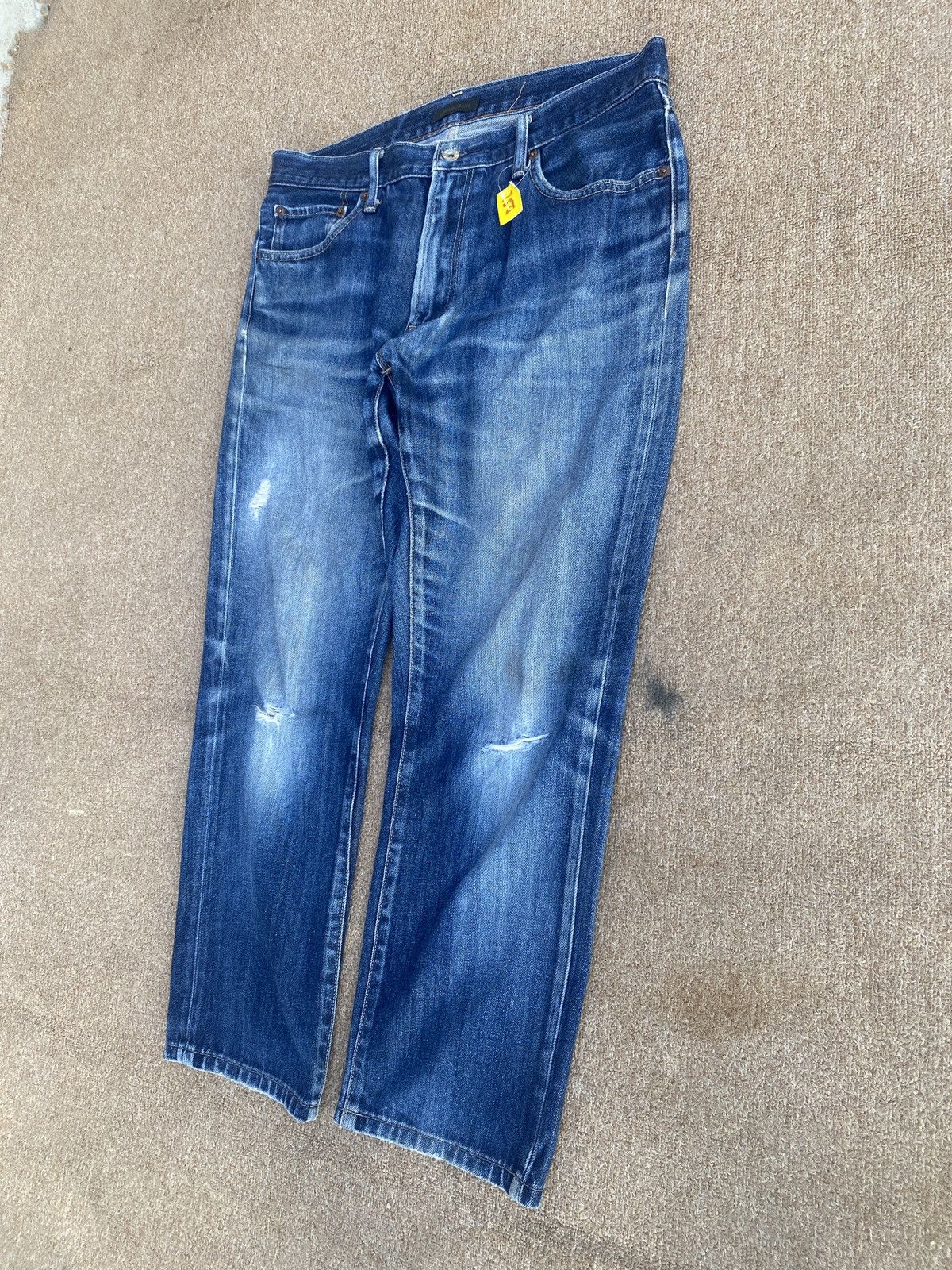 Jun Takahashi × Uniqlo Vintage uniqlo regular cut denim Size US 35 - 15 Thumbnail