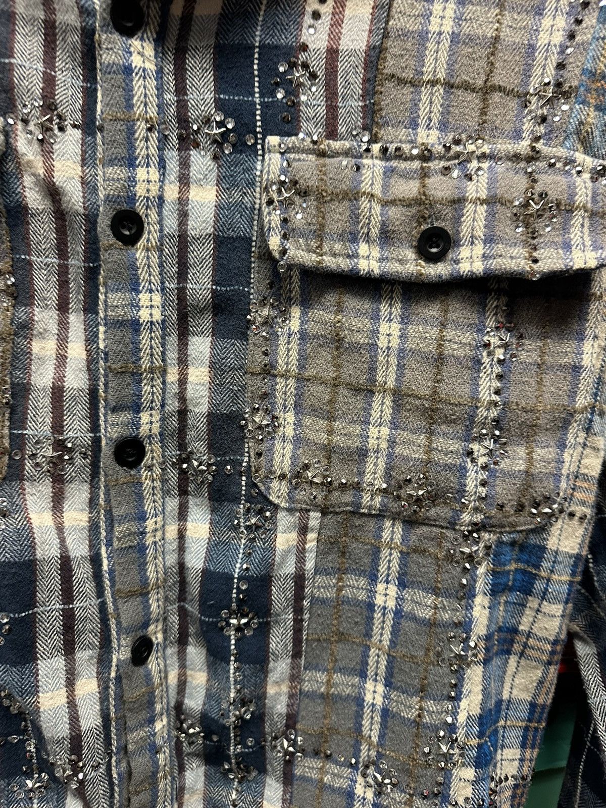 Vale Vale Valley dreams grey button up pre owned medium Size US S / EU 44-46 / 1 - 2 Thumbnail