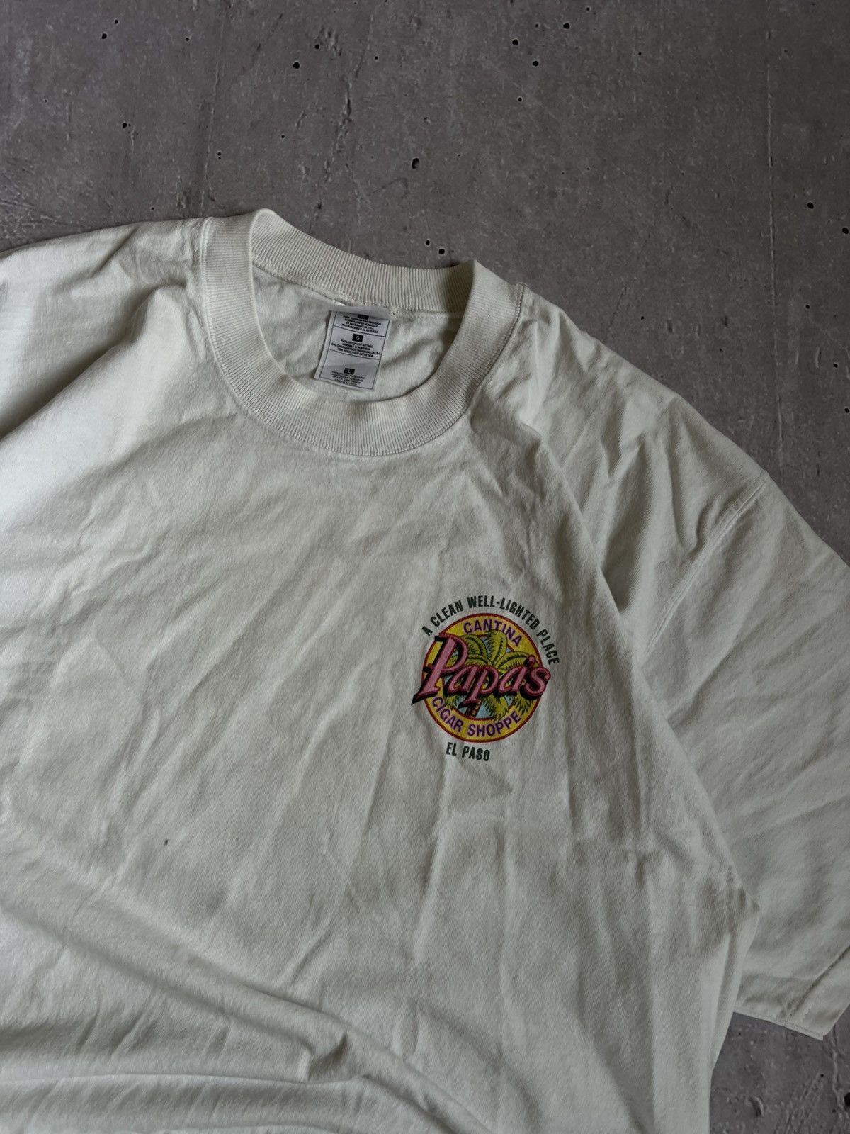Other Rare Vintage T-Shirt Papais Papas White Size L Size US L / EU 52-54 / 3 - 3 Thumbnail