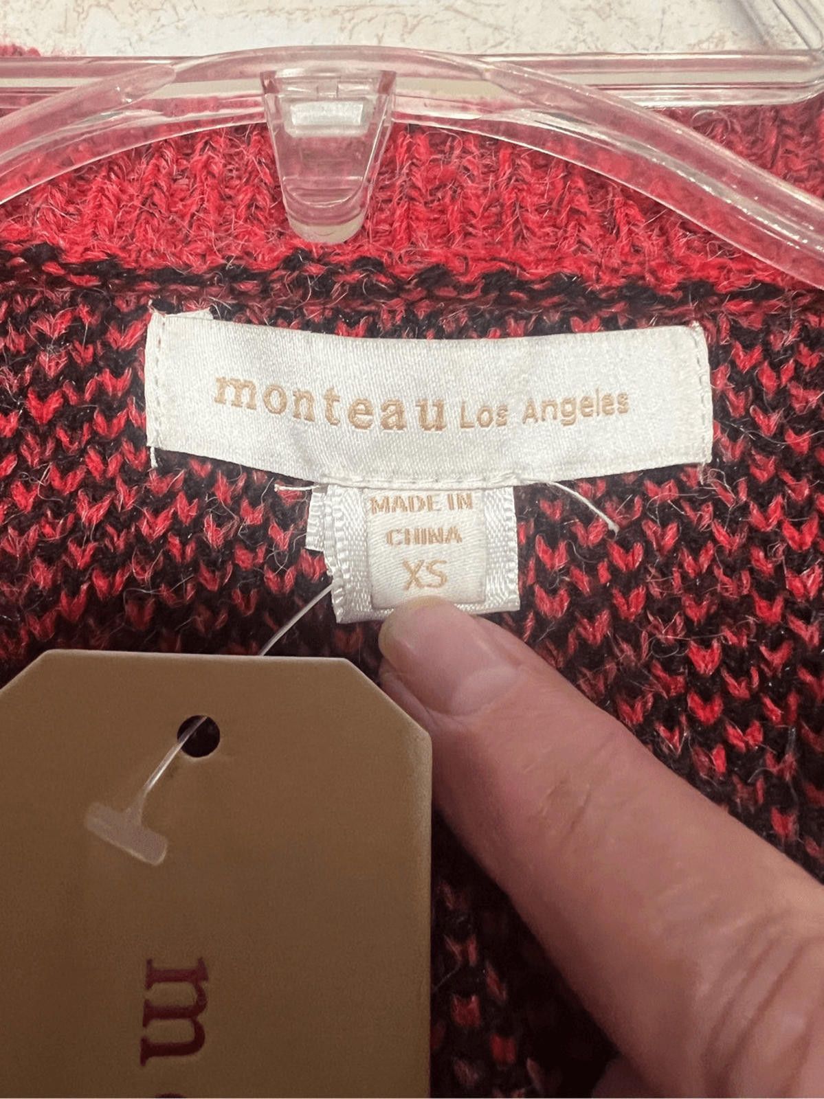 Designer Monteau Open Cardigan Sweater Sz S NWT Size S / US 4 / IT 40 - 7 Thumbnail