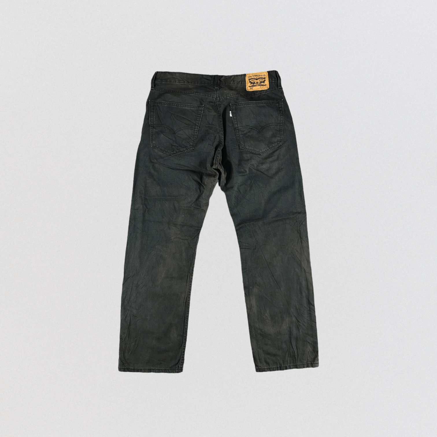 Levi's × Vintage Vintage Faded Black Levis 505 Jeans-JM3167 Size US 36 / EU 52 - 2 Thumbnail