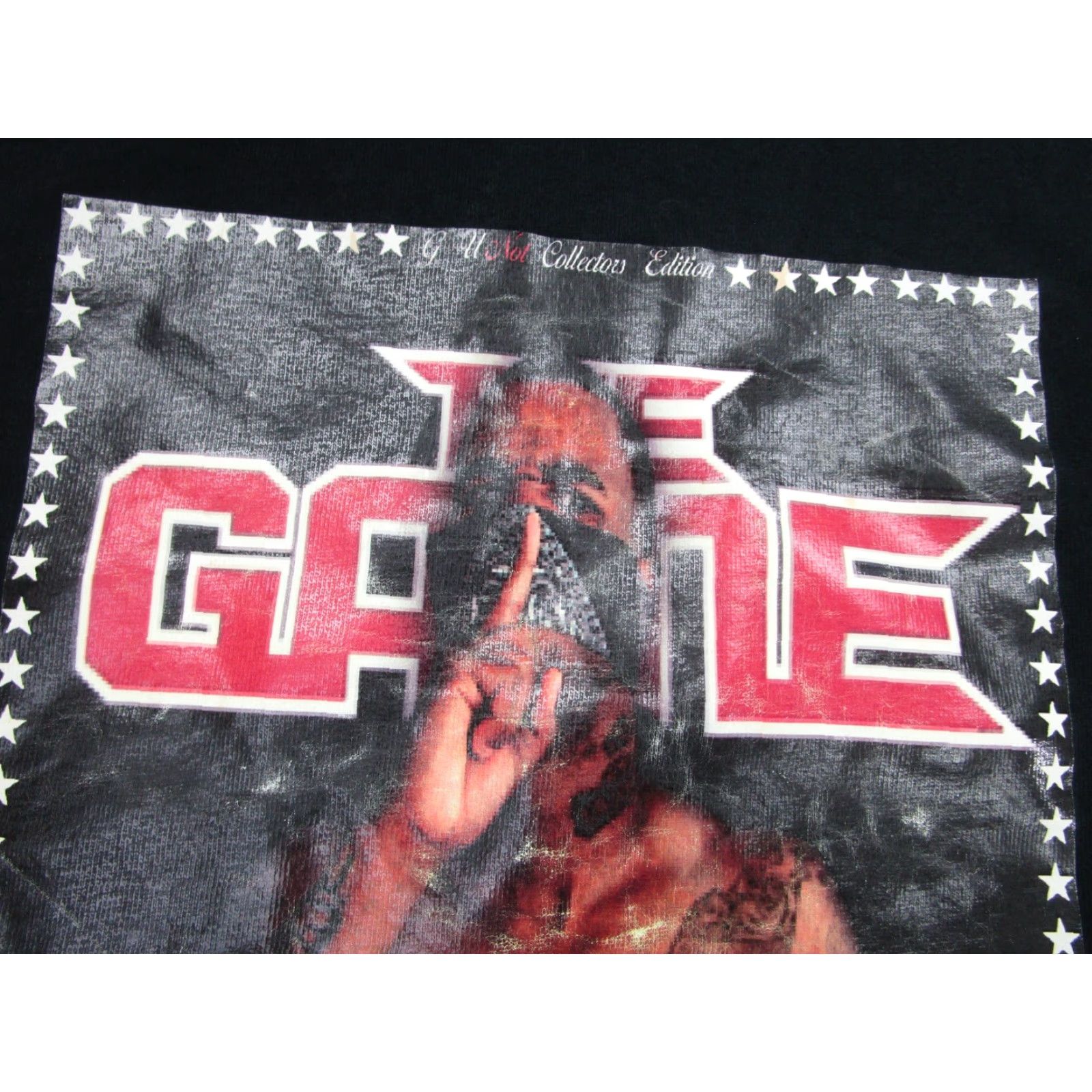 Vintage VINTAGE The Game Stop Snitchin Stop Lyin Rap Tee G UNOT Shirt 5XL Black Cotton Mens Short Sleeve Crew Neck Baggy 00s Y2K BNK Platinum Size US XXL / EU 58 / 5 - 4 Thumbnail