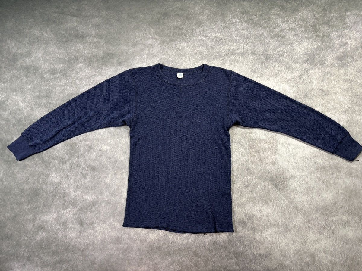 Vintage 1970s Thermal Longsleeve Vintage Hanes Made in USA Raschel Size US S / EU 44-46 / 1 - 11 Thumbnail