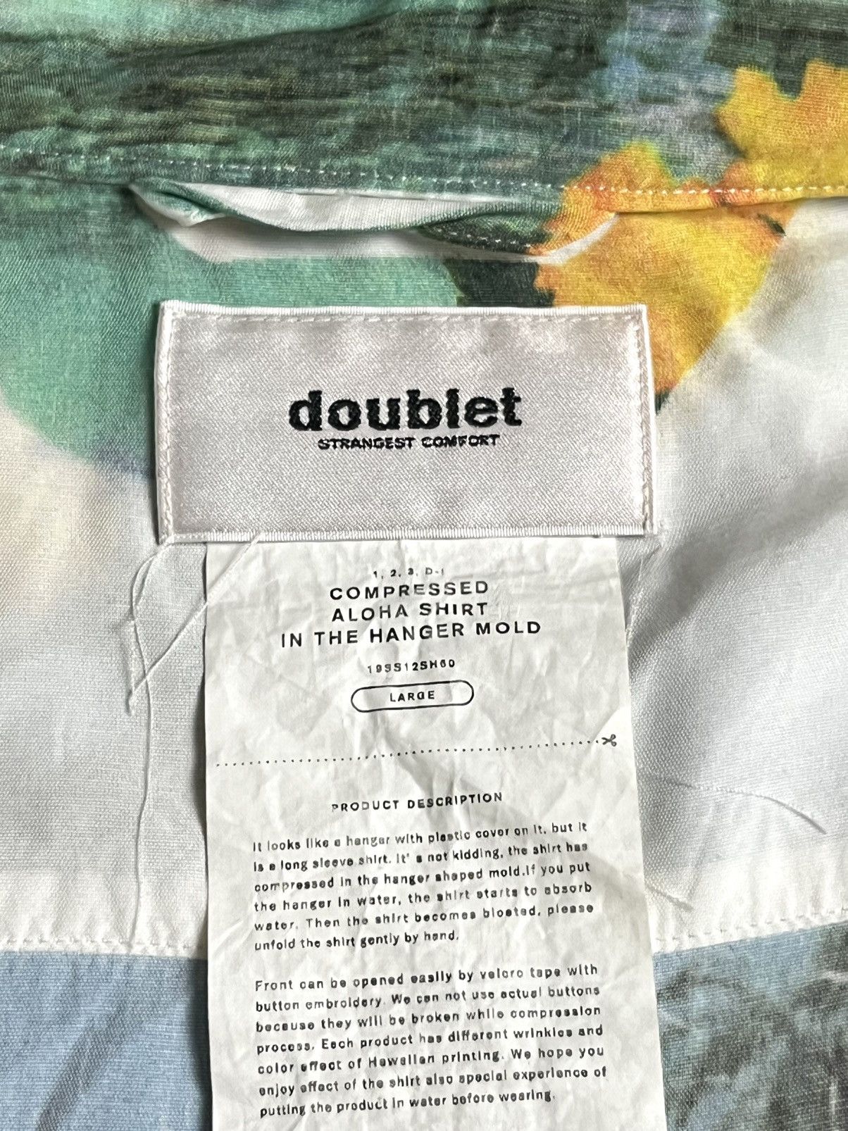 Doublet Double Aloha Shirt in The Hanger Mold Size US L / EU 52-54 / 3 - 11 Thumbnail