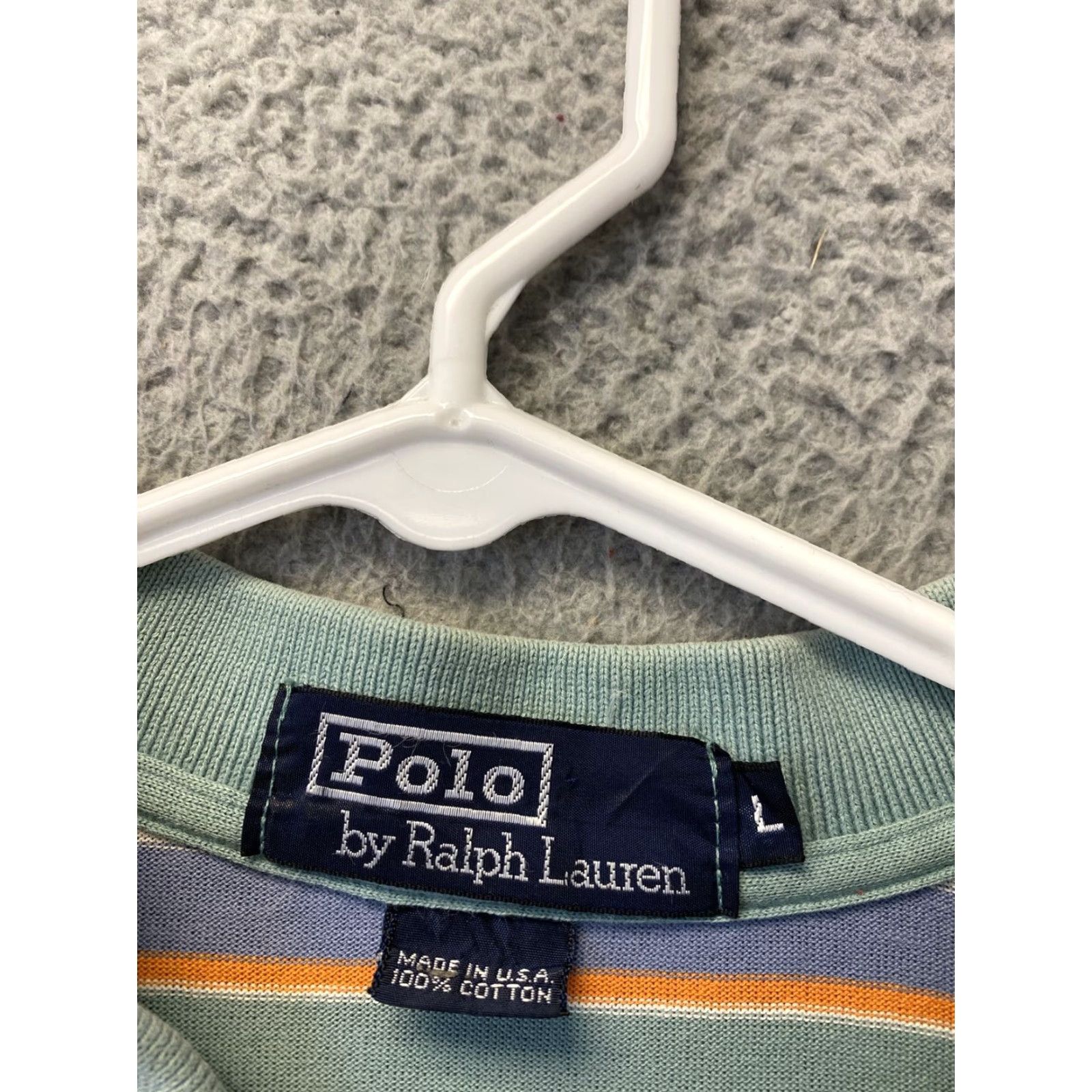 Ralph Lauren Polo Ralph Lauren Polo Shirt Adult L Green Pony Stripes Mens/110-41 Size US L / EU 52-54 / 3 - 3 Thumbnail