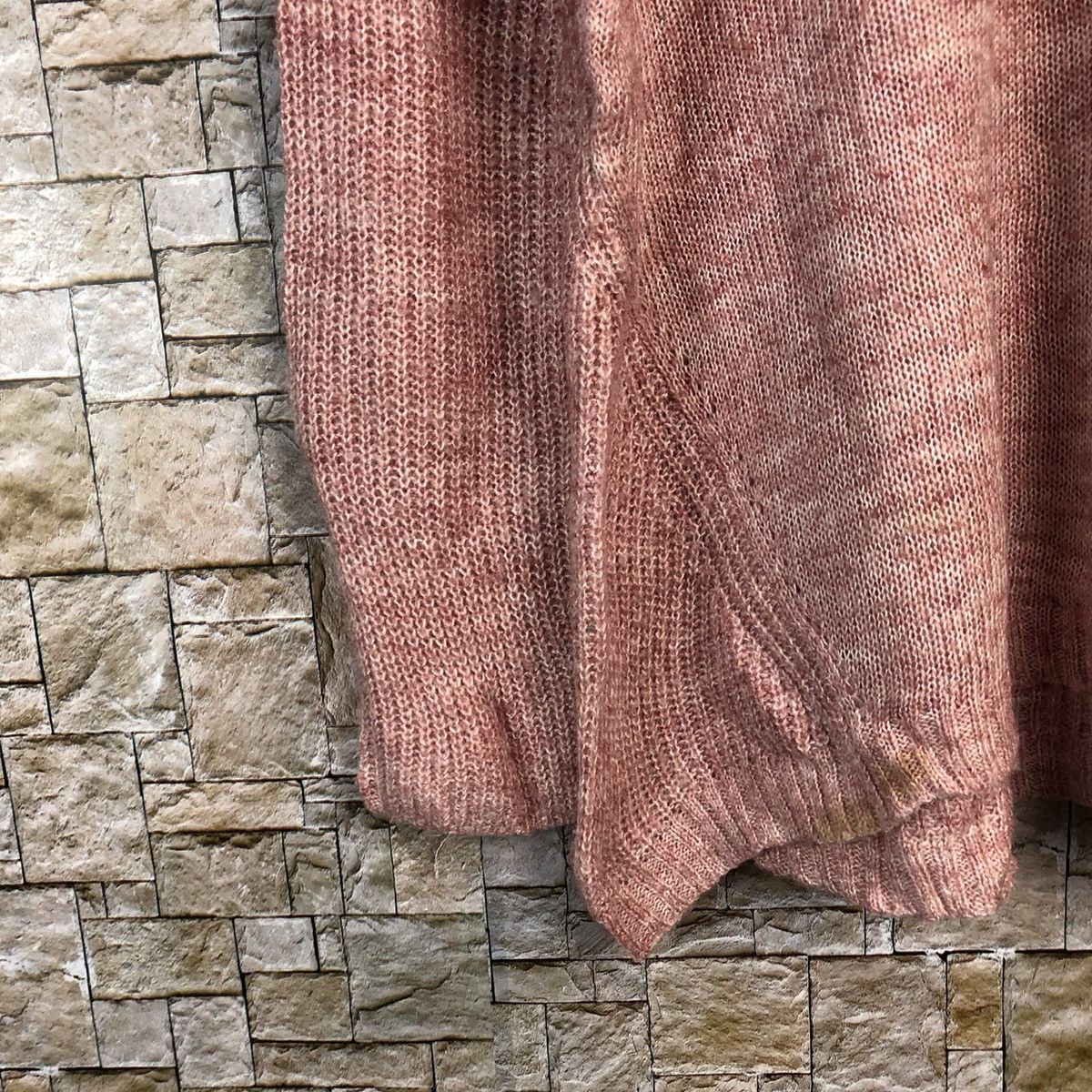 Homespun Knitwear × Japanese Brand Top Valu Pink Knitwear #A657 Size L / US 10 / IT 46 - 7 Thumbnail