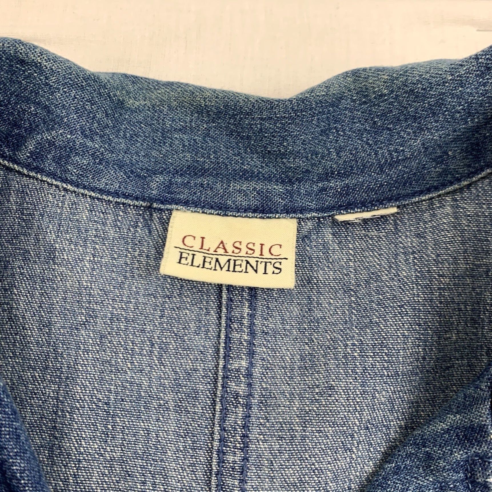 Vintage VINTAGE Classic Elements Floral Button-Up Womens Large Blue Flowers 90s Y2K 90s Size L / US 10 / IT 46 - 5 Thumbnail