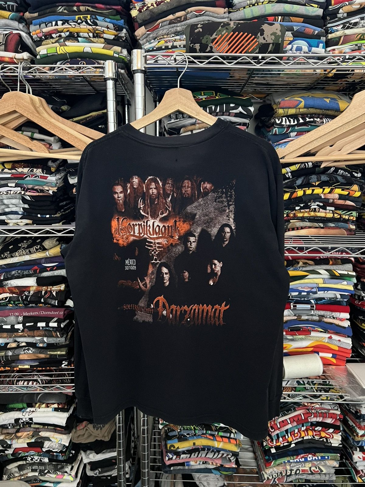Band Tees 2009 Korpiklaani Karkelo Tour Tee Size US L / EU 52-54 / 3 - 2 Thumbnail