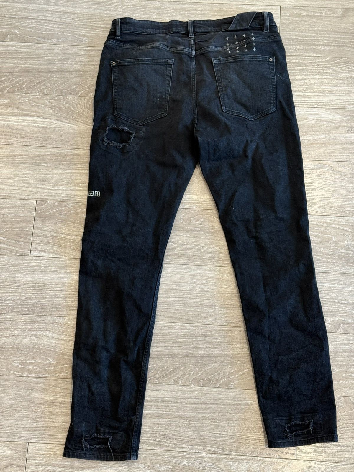 Ksubi Ksubi distressed straight fit jeans Size US 36 / EU 52 - 2 Thumbnail