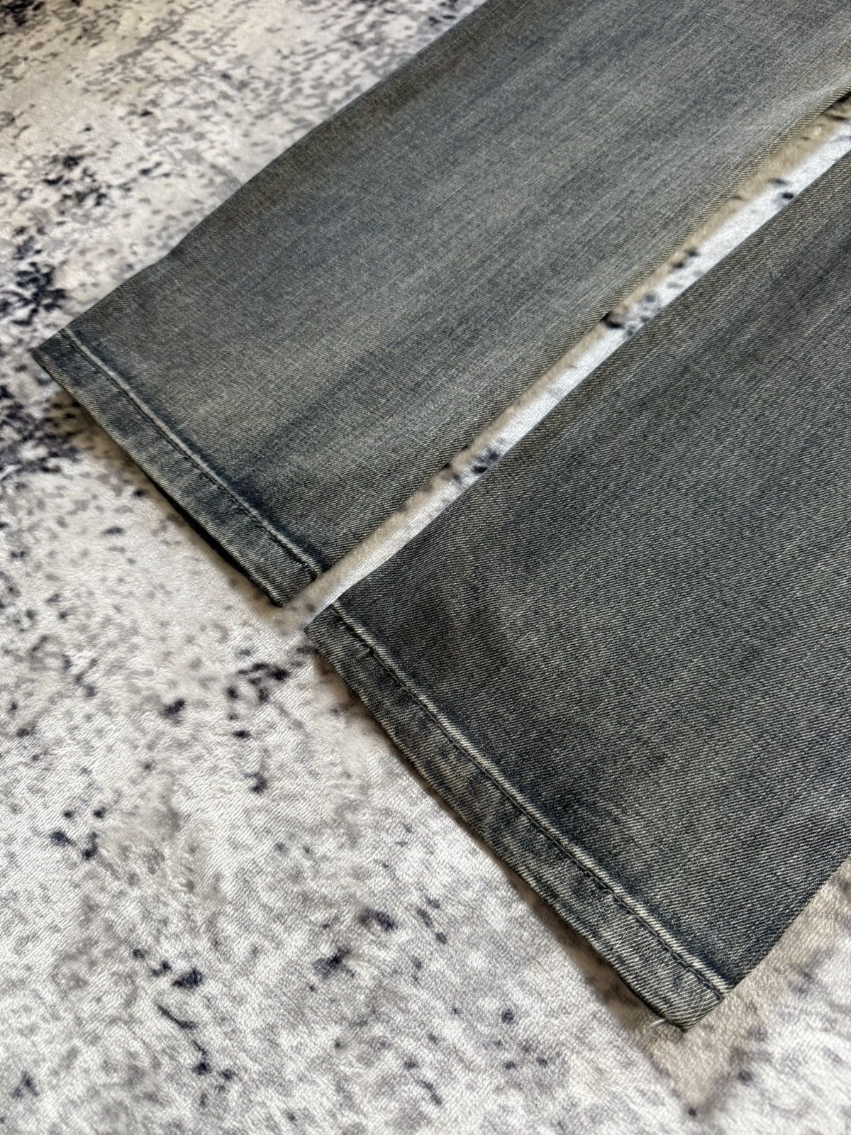 Japanese Brand ✝️ Embroidered Gothic Cross Gray Wash Jeans Pepe Brand Size US 32 / EU 48 - 13 Thumbnail