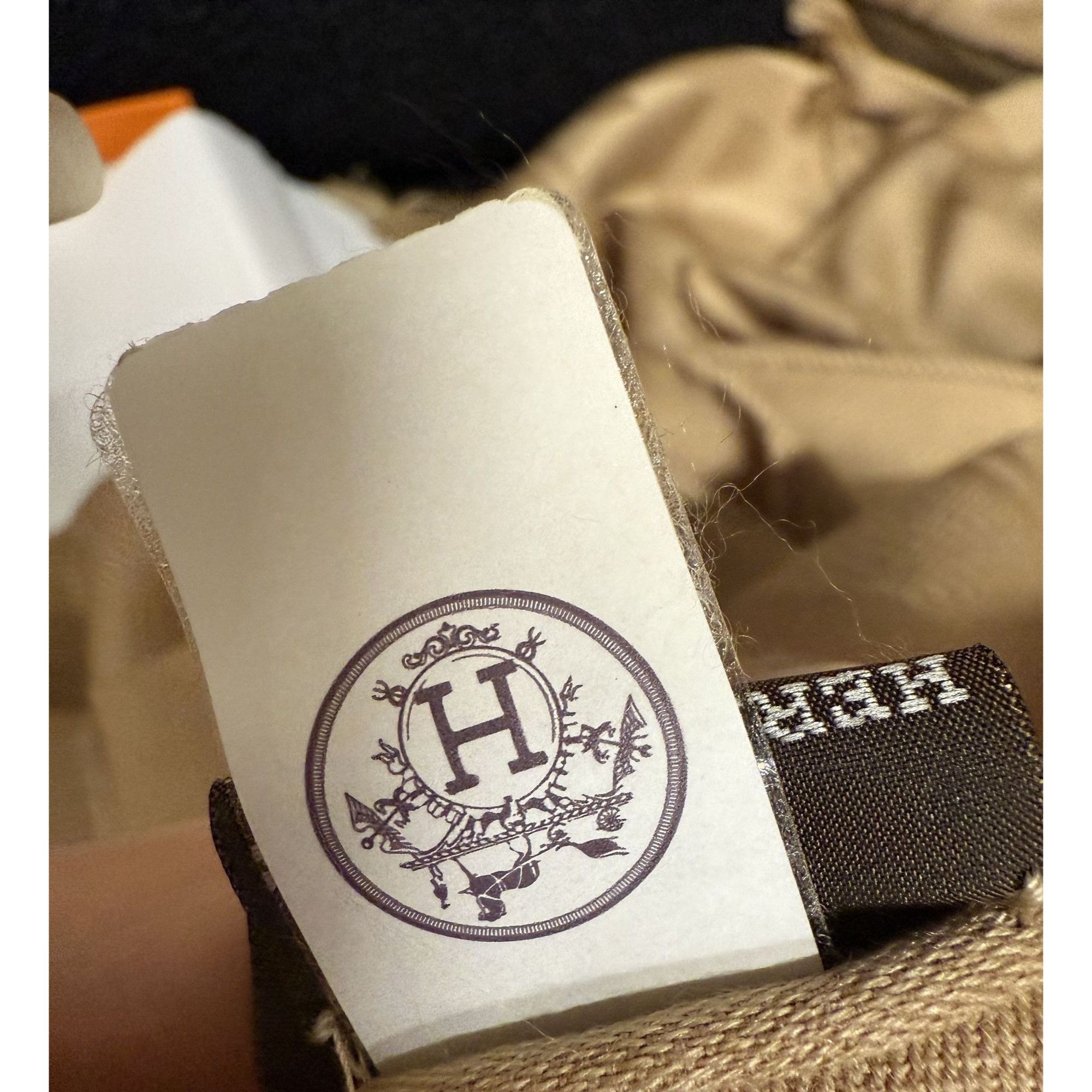 Hermes Hermès Etole New Libris Confettis DEx-Libris CT/Kraft Shawl Size ONE SIZE - 6 Thumbnail