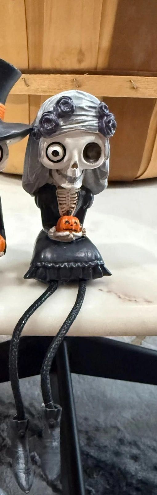 Other Cracker Barrel Skeleton Ghost Bride Dangler Shelf Sitter Size ONE SIZE - 2 Thumbnail