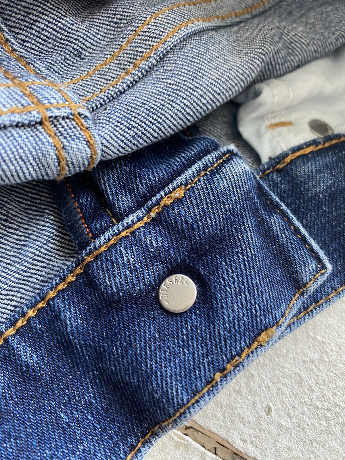 20471120 × Diesel Diesel Skinny Opium Luxury Designer Denim Jeans Gothic Punk Size US 29 - 13 Thumbnail