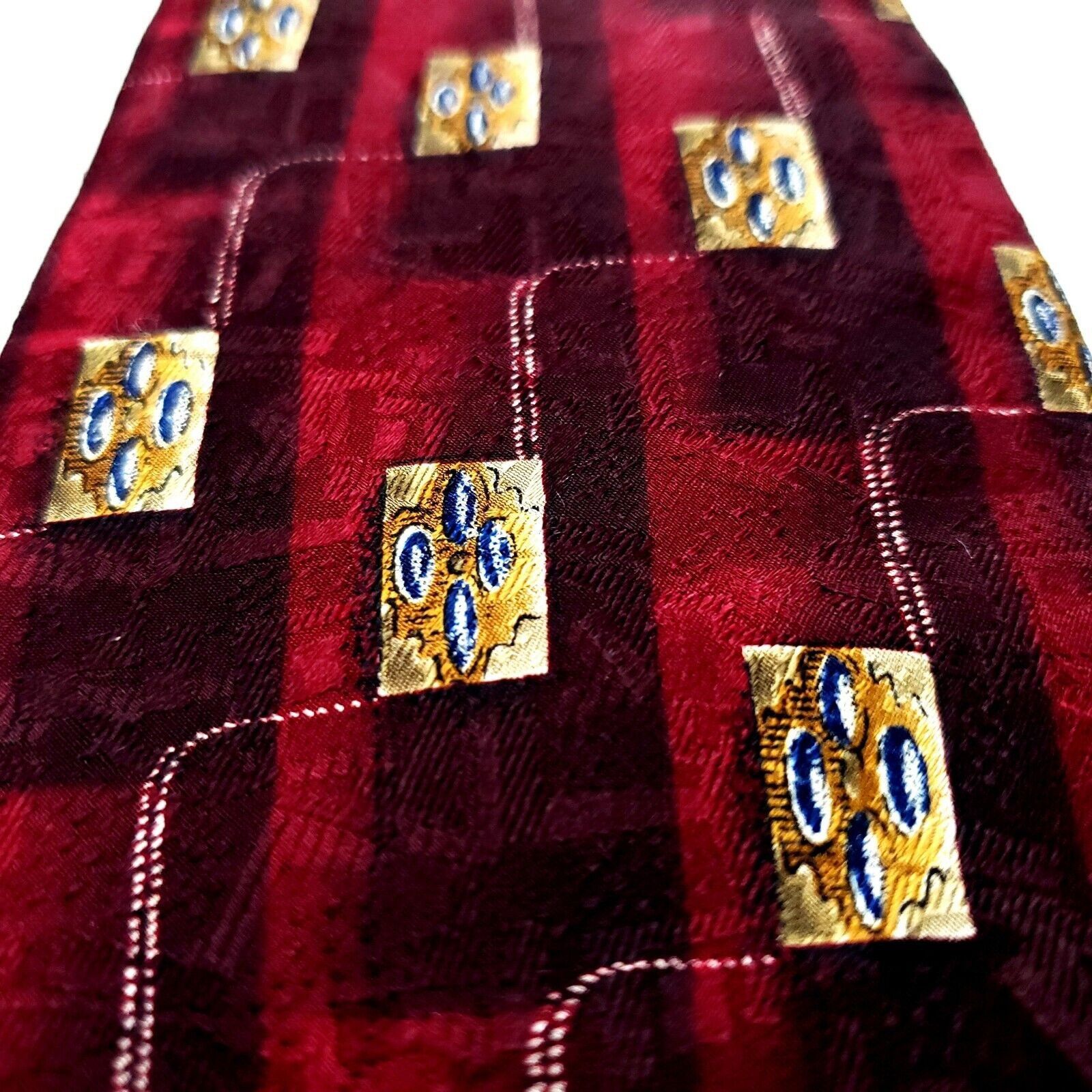 Robert Talbott Robert Talbott Studio Silk Tie Print Red USA Hand Sewn Size ONE SIZE - 2 Thumbnail